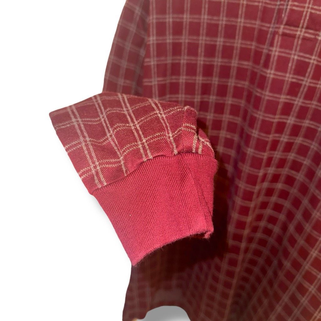 Polo Ralph Lauren 80s Polo Ralph Lauren Wine Red Made in USA L/S Polo Shirt Sz Size US L / EU 52-54 / 3 - 5 Thumbnail
