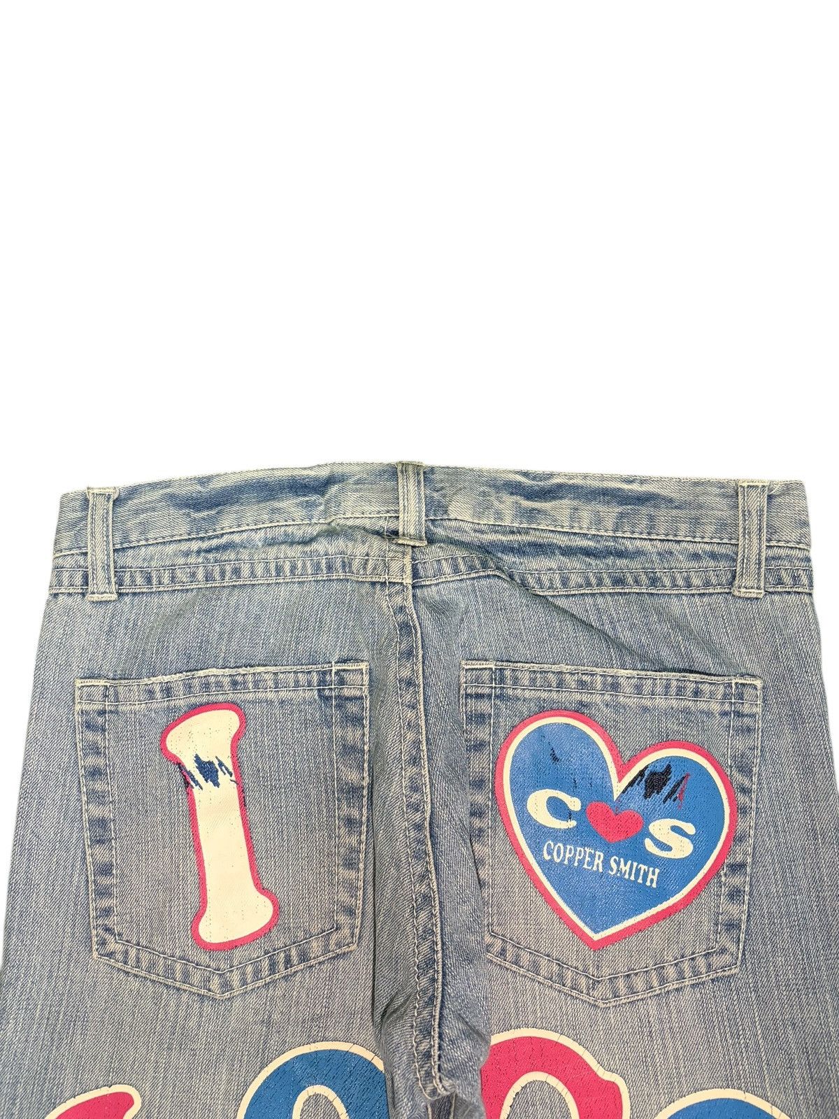 Edwin Vintage Japanese Brand Faded Wash Distressed Jeans Size 30" / US 8 / IT 44 - 4 Thumbnail