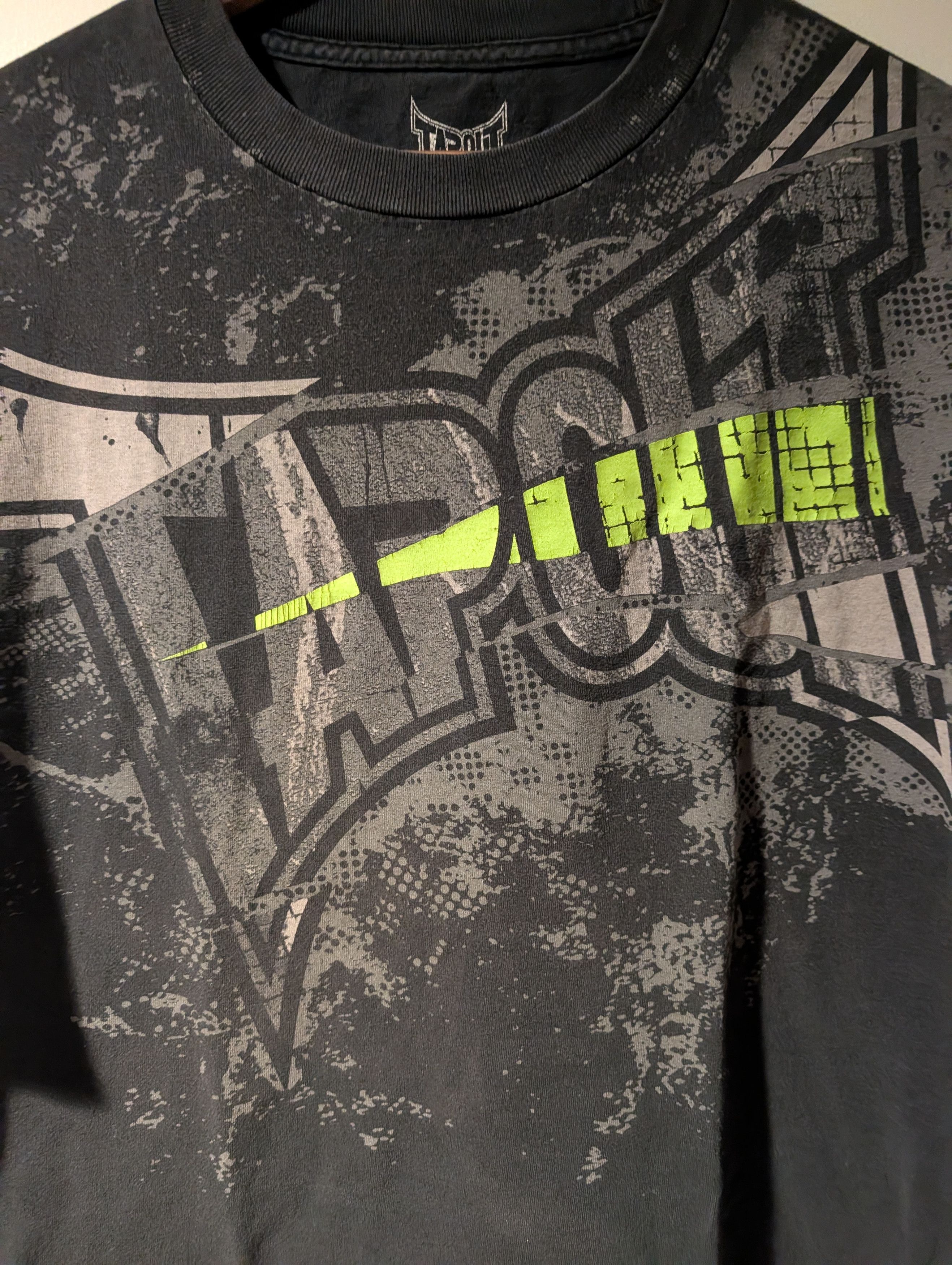 Tapout Vintage Tapout XXL MMA All Over Print T-Shirt Y2K Black Tee Size US XXL / EU 58 / 5 - 2 Thumbnail