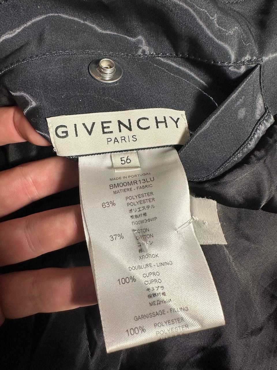 Givenchy Givenchy Black Patch Wet Effect Bomber Jacket Mens XL Size US XL / EU 56 / 4 - 11 Thumbnail