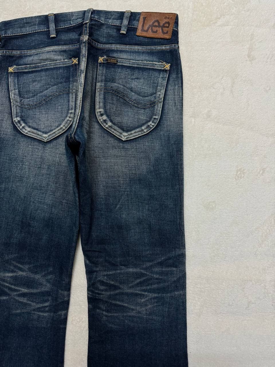 Vintage FLARE Vintage Lee Riders Insane Sand Mudwash Denim Jeans Size US 30 / EU 46 - 16 Thumbnail