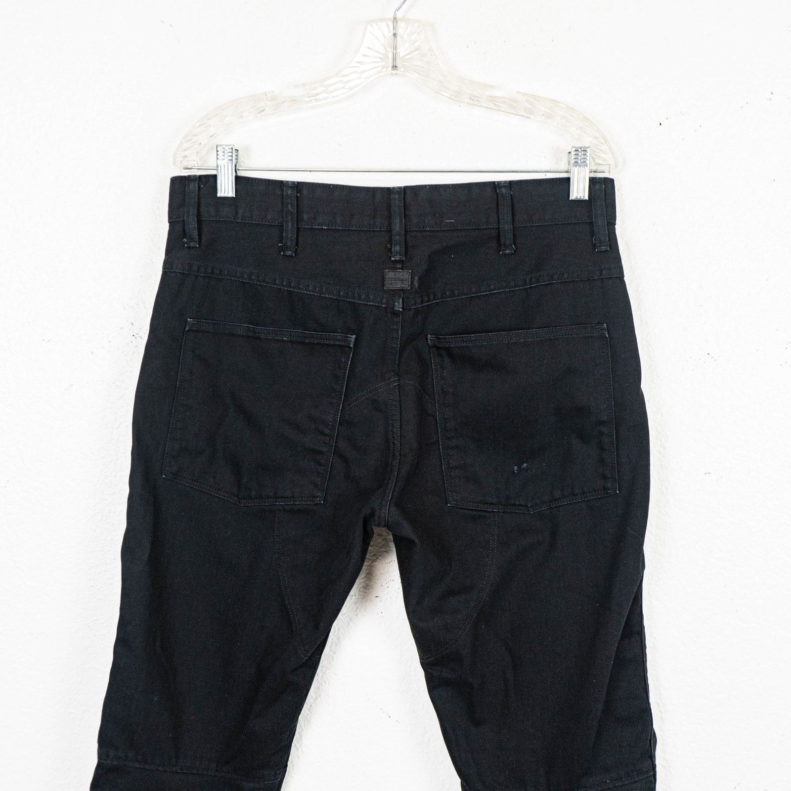 G-Star RAW 5620 3D Straight Tapered Denim Jean Black 32
