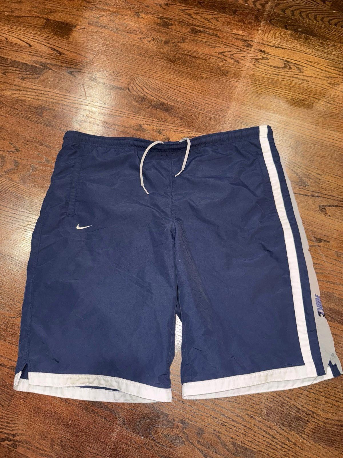 Nike VTG Y2K 90s Nike Grey Tag Athletic Mesh Shorts Rare Sz XL Size US 36 / EU 52 - 2 Thumbnail