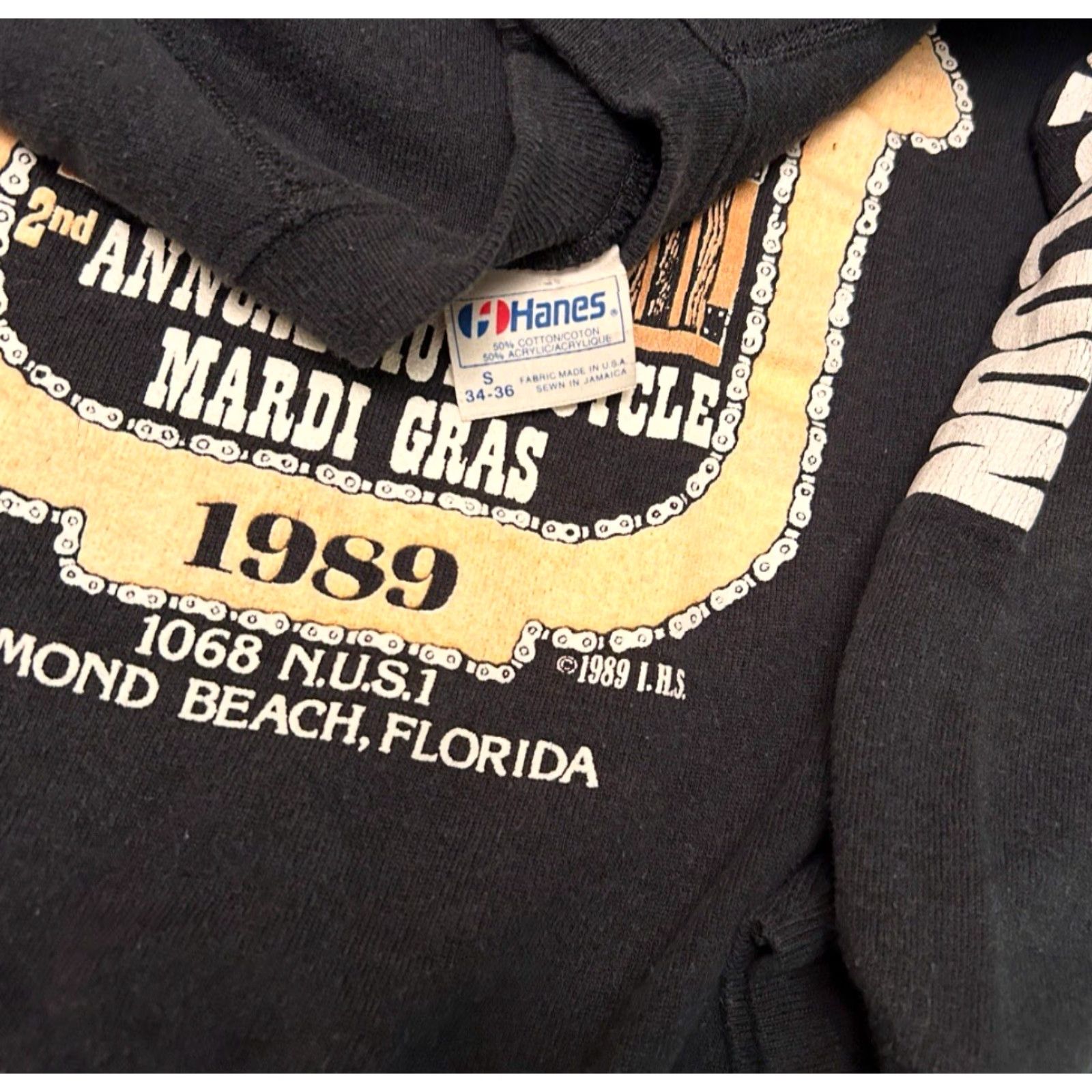 Vintage VINTAGE Iron Horse Saloon Bike Week Biker 1989 VTG Crewneck Sweater Small Size US S / EU 44-46 / 1 - 2 Thumbnail