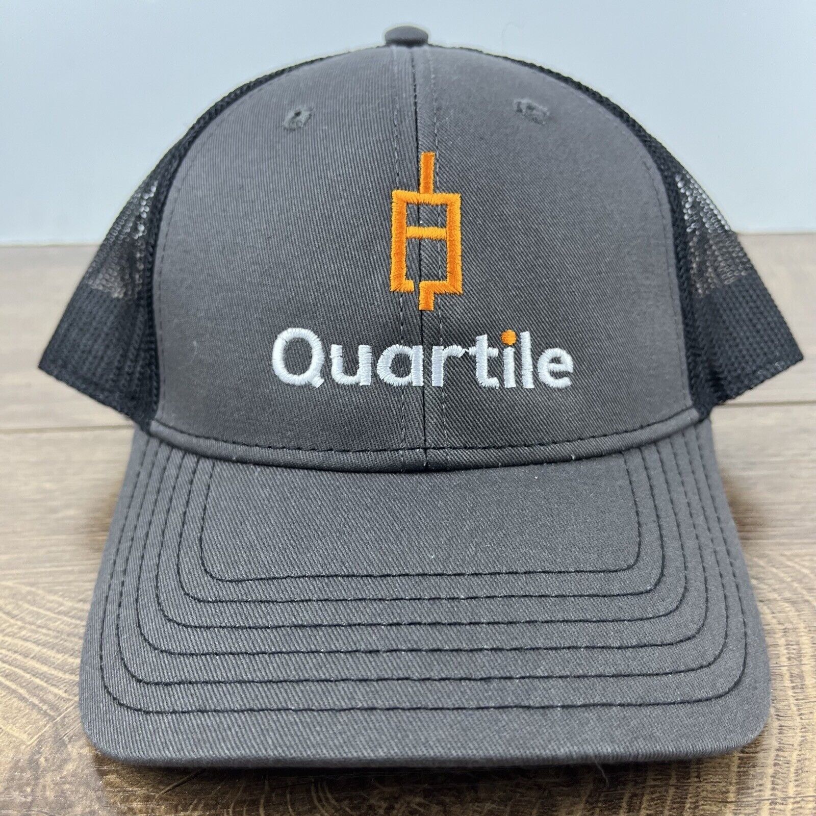 Other Quartile Hat Gray Cap Adjustable Hat Gray Adult Fit Hat Size ONE SIZE - 2 Thumbnail