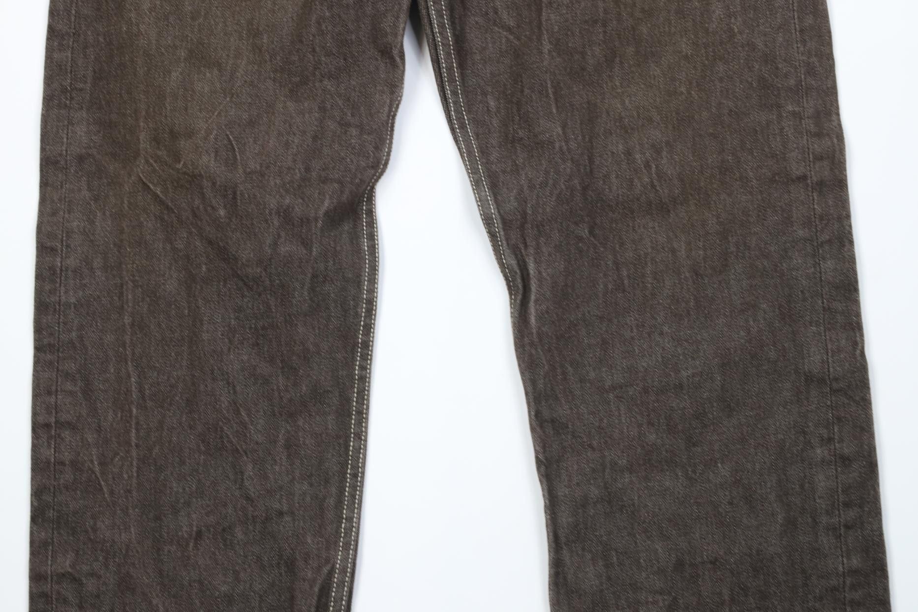Levi's Vintage Y2K Levis 501xx Fly Regular Straight Leg Jeans Brown Size US 36 / EU 52 - 3 Thumbnail