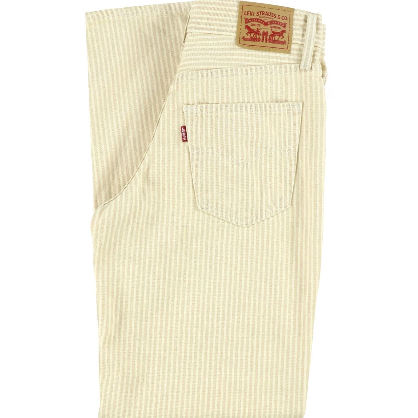 Levi's Levi's Womens 94' Baggy Regular Straight Leg Jeans, beigekhaki, 27 Size 27" / US 4 / IT 40 - 2 Thumbnail
