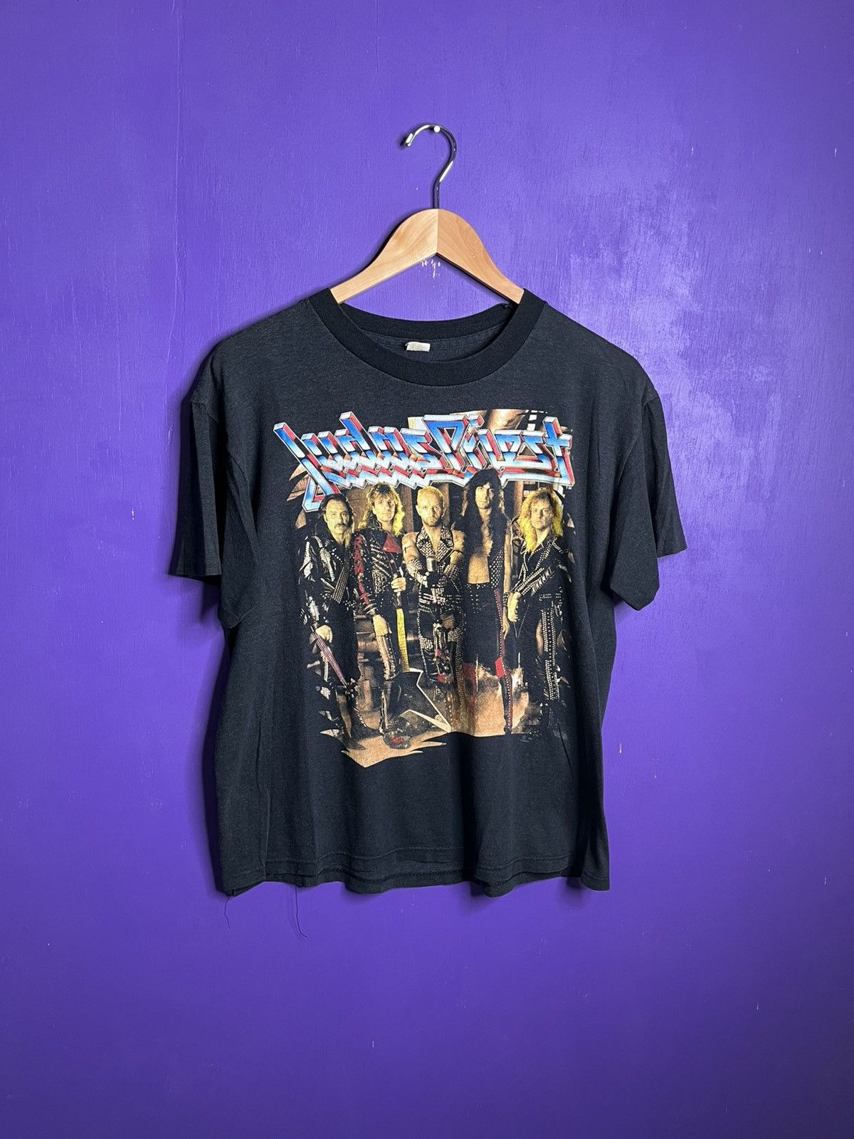 Band Tees × Vintage Vintage 1990 Judas priest painkiller tour t-shirt Size US M / EU 48-50 / 2 - 1 Thumbnail