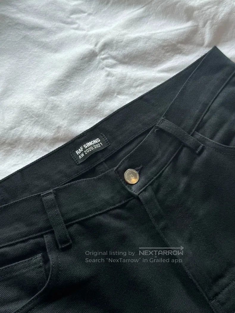 Raf Simons Raf Simons Men's Black Denim Pants AW2020 - dmc. Size US 32 / EU 48 - 7 Thumbnail