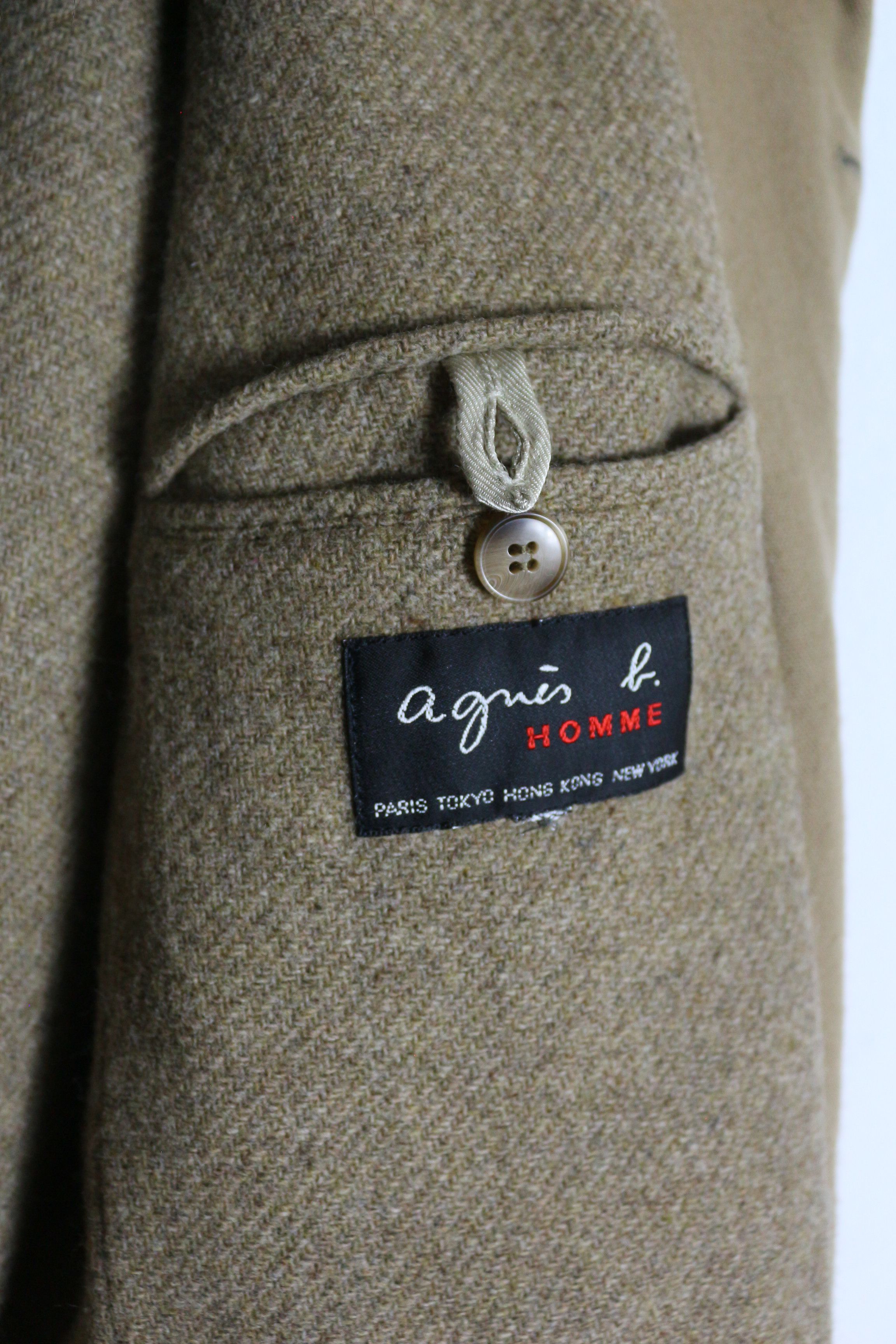 agnes b. Agnes b. Homme Wool Beige Sherpa Heritage Jacket Size US M / EU 48-50 / 2 - 4 Thumbnail