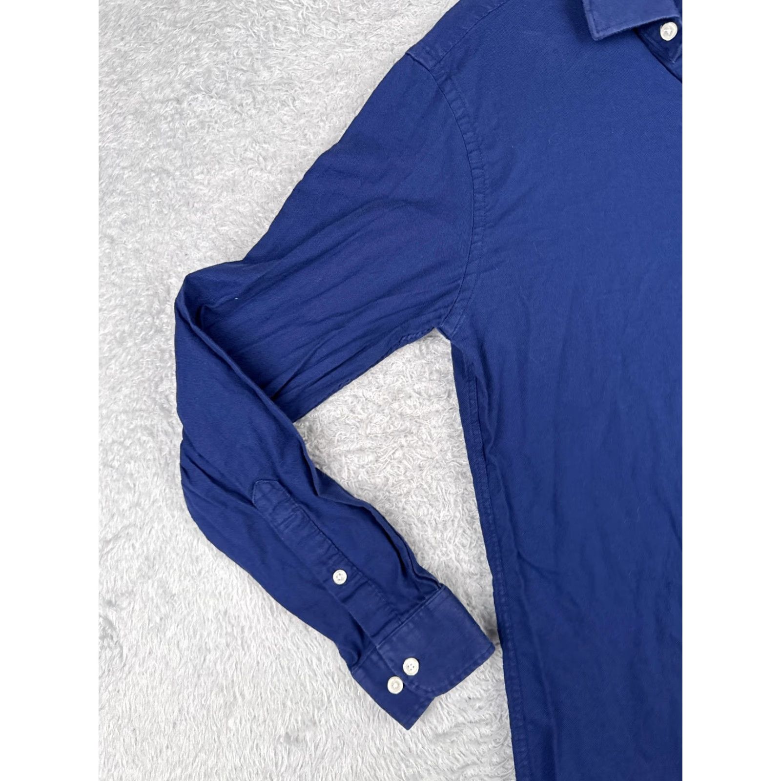 Tommy Hilfiger Tommy Hilfiger Button-Up Shirt Men 15 Blue Long Sleeve Cotton Regular Fit Size US M / EU 48-50 / 2 - 3 Thumbnail