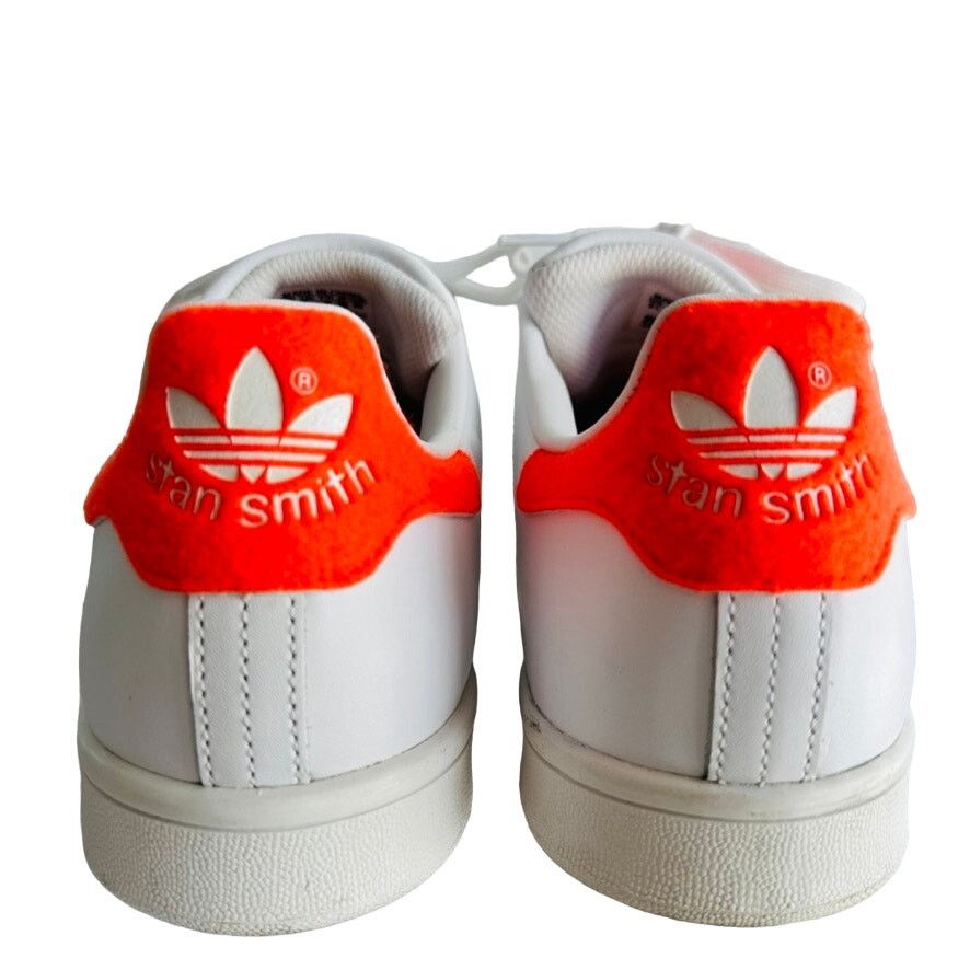 Adidas Adidas Stan Smith White Solar Red Tennis Ball Felt Size 8.5 Size US 9 / EU 42 - 3 Thumbnail