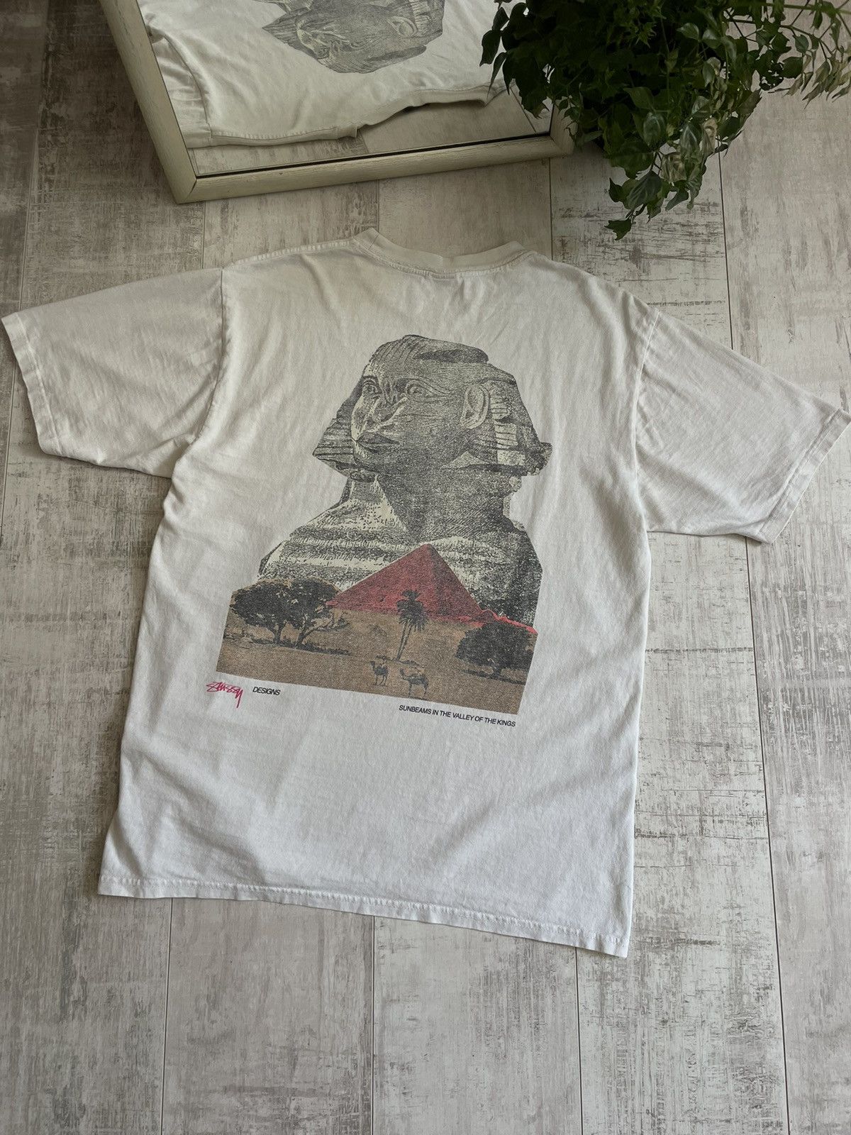 Stussy Stussy Sphinx Pigment Dyed T-Shirt Size US M / EU 48-50 / 2 - 3 Thumbnail