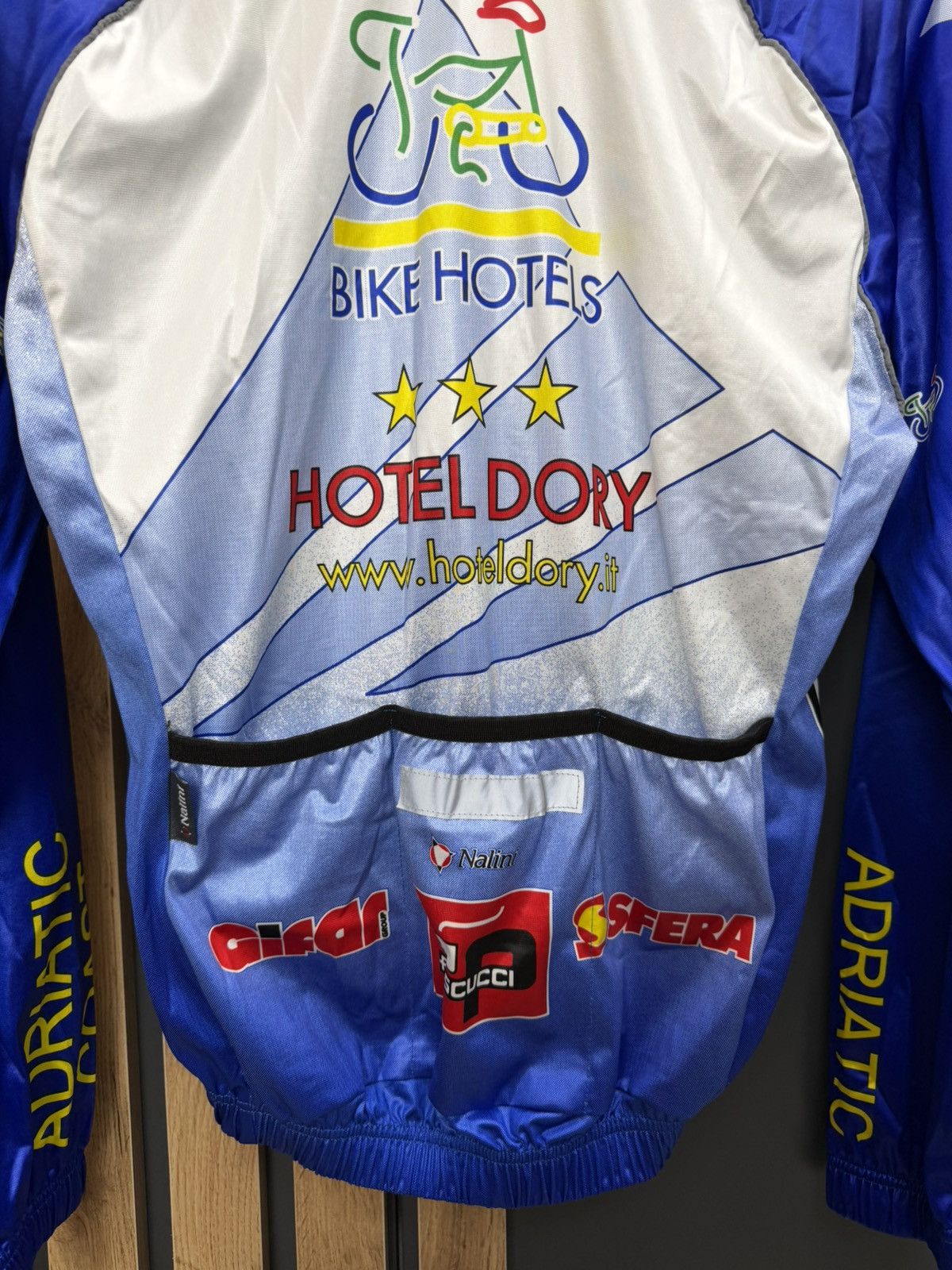 Vintage Nalini Team Cycling Jersey Riccione Bike Hotels Italy Size M Size US M / EU 48-50 / 2 - 8 Thumbnail