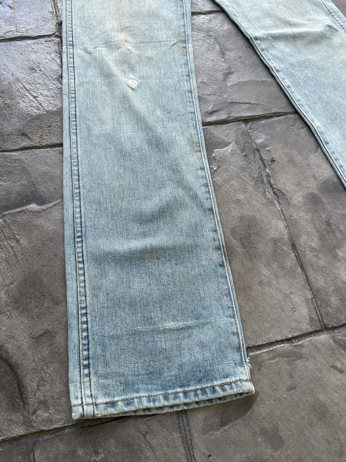 Wrangler JAPAN MADE Wrangler Cowboy Cut 14oz Broken Denim Lot 13MWZ Size US 28 / EU 44 - 7 Thumbnail