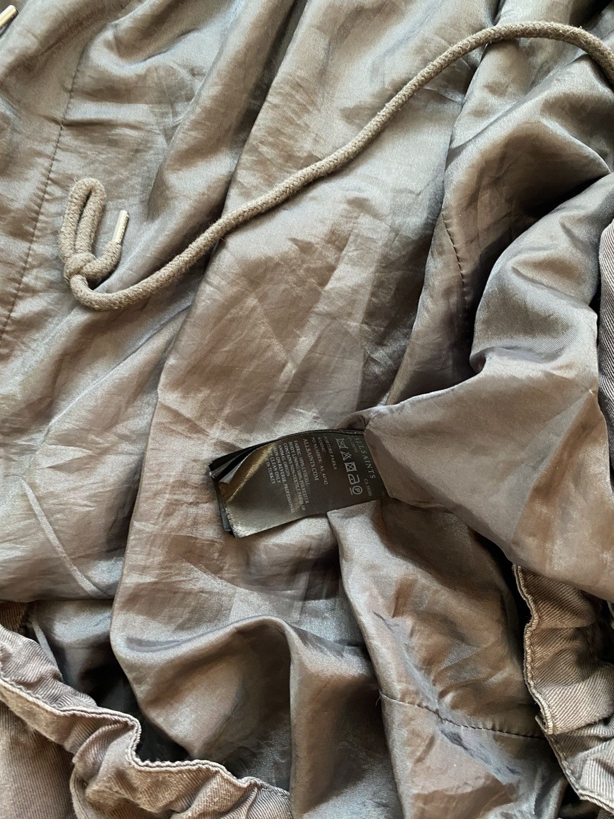 Allsaints × If Six Was Nine CRAZY RICK OWENS STYLE DISTRESSED MULTI ZIPPER CARGO JACKET Size L / US 10 / IT 46 - 11 Thumbnail