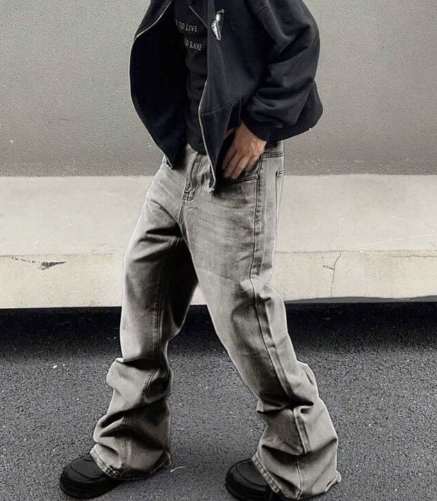 Jean Horiuchi x zai Stacked Denim Jeans Drip Hip Hop Size US 32 / EU 48 - 6 Thumbnail