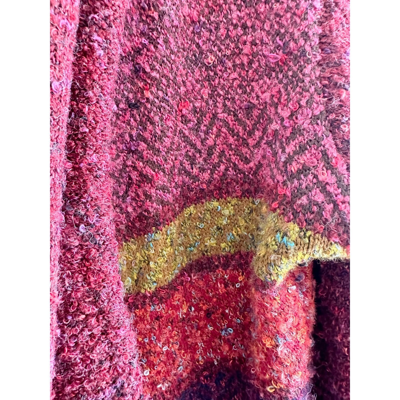 Coldwater Creek Y2K Coldwater Creek Chunky Boucle Open Cardigan Size L / US 10 / IT 46 - 10 Thumbnail