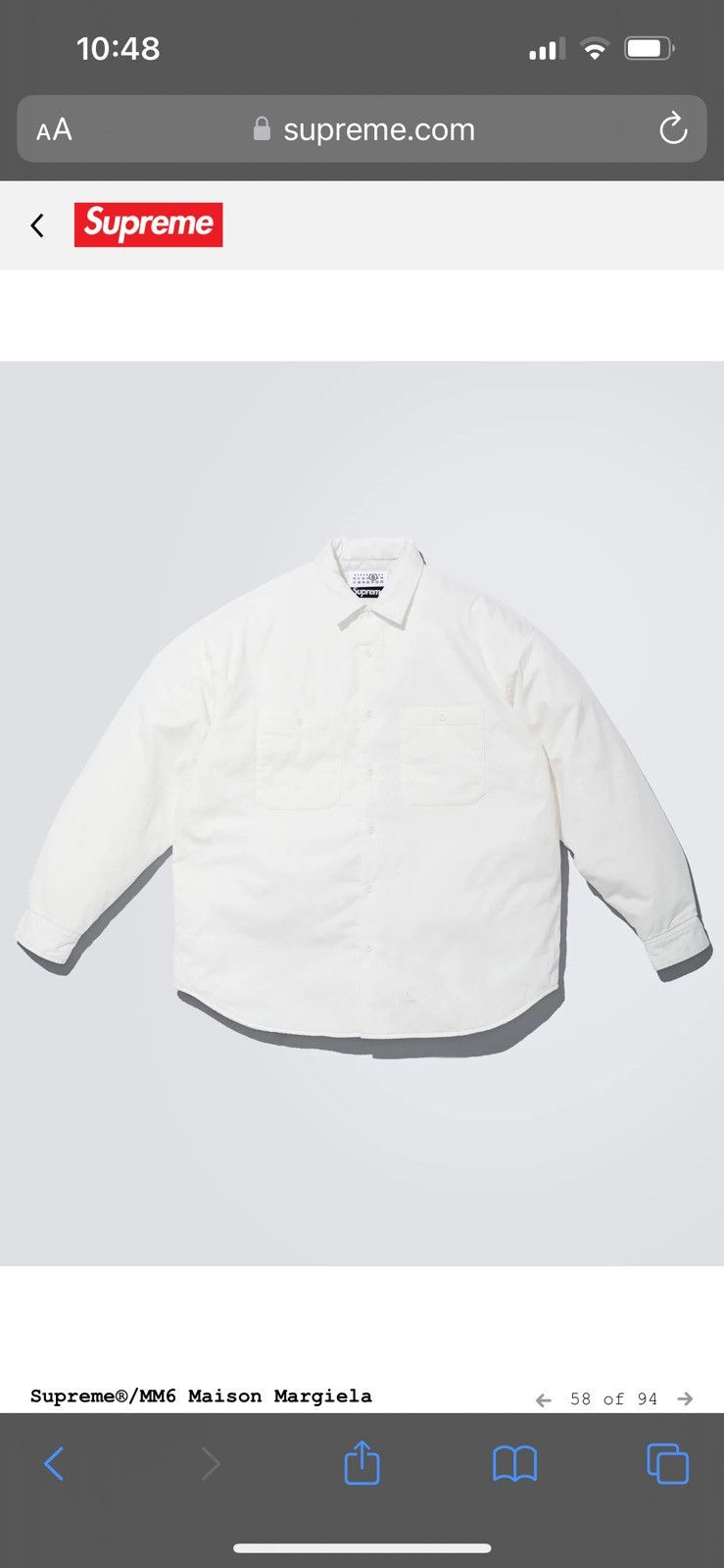 Maison Margiela × Supreme Supreme x Margiela MM6 Shirt Size US XL / EU 56 / 4 - 7 Thumbnail