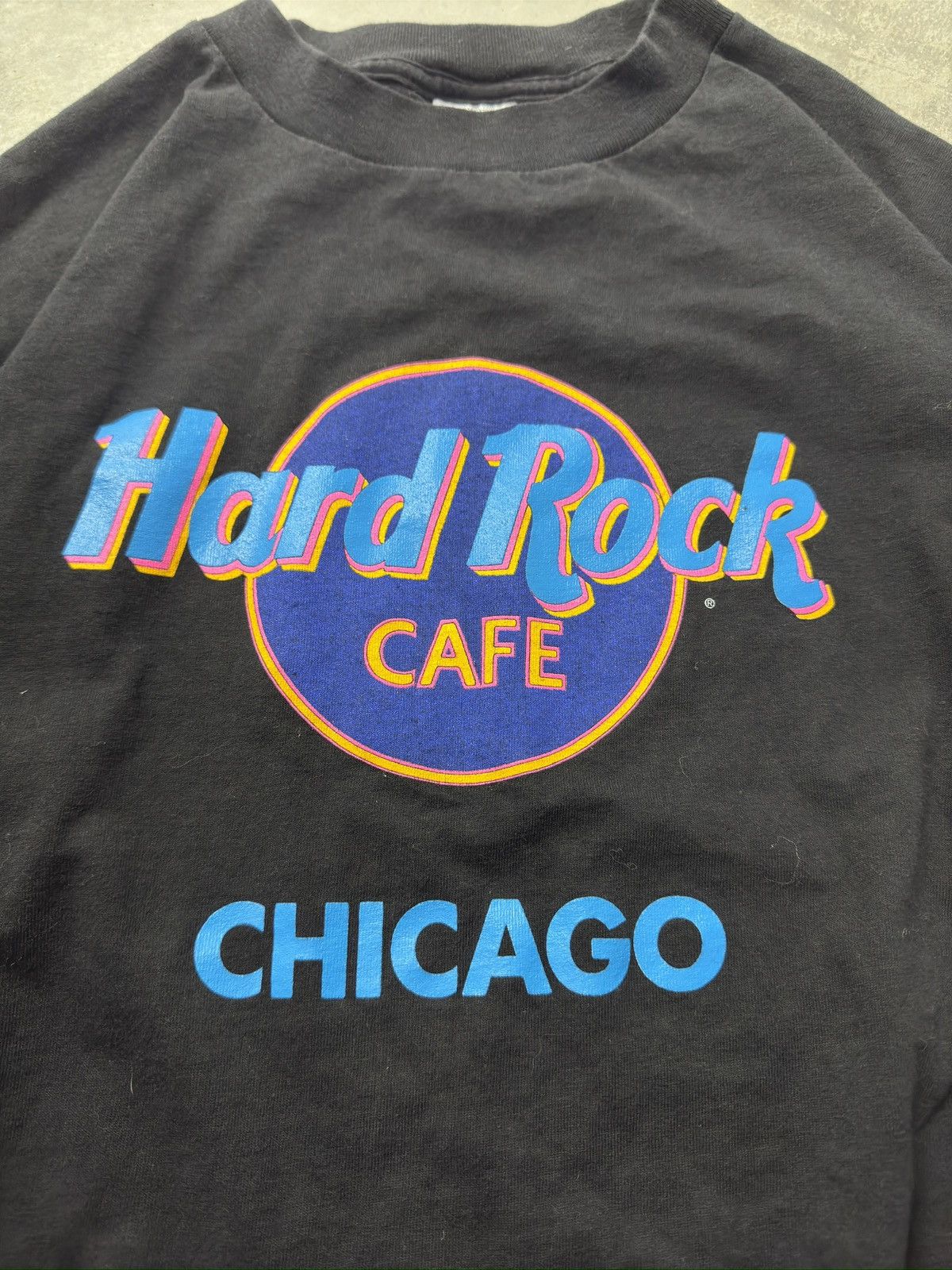 Japanese Brand × Vintage vintage 90s hard rock chicago fshirt Size US XL / EU 56 / 4 - 2 Thumbnail