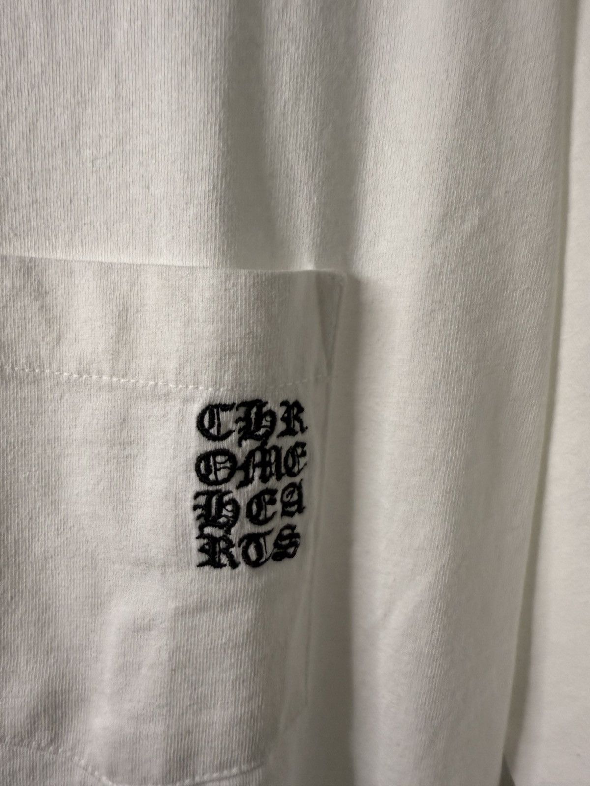 Chrome Hearts Chrome Hearts White “Y Not” Embroidered Longlseeve Size US L / EU 52-54 / 3 - 3 Thumbnail
