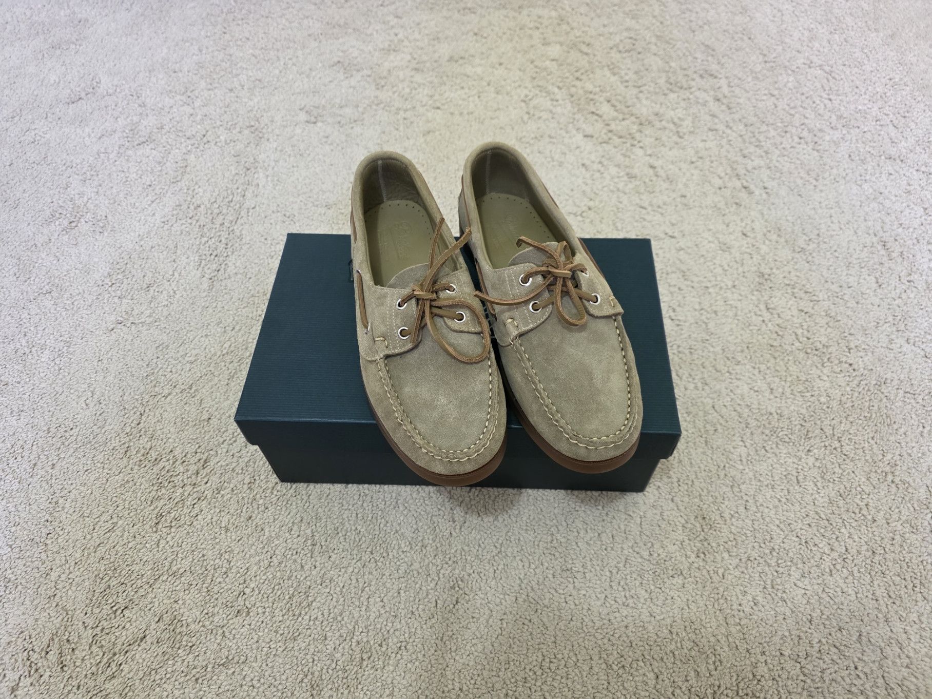 Paraboot Paraboot Barth/Marine Leather Boat Shoes - Miel-Vel Sand Size US 9.5 / EU 42-43 - 6 Thumbnail