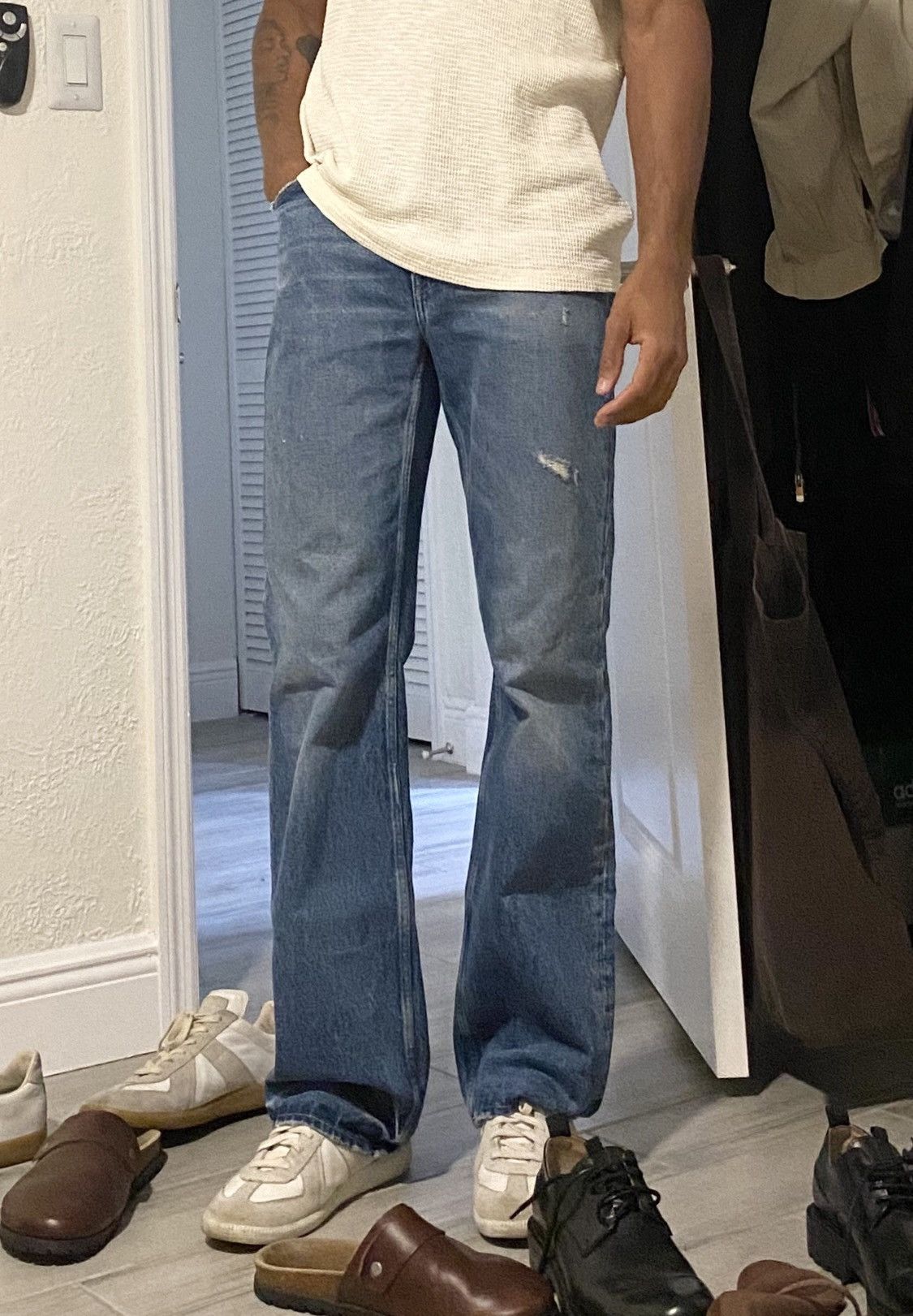 Acne Studios 1977 Vintage Blue Mid-wash Denim Size US 30 / EU 46 - 2 Thumbnail