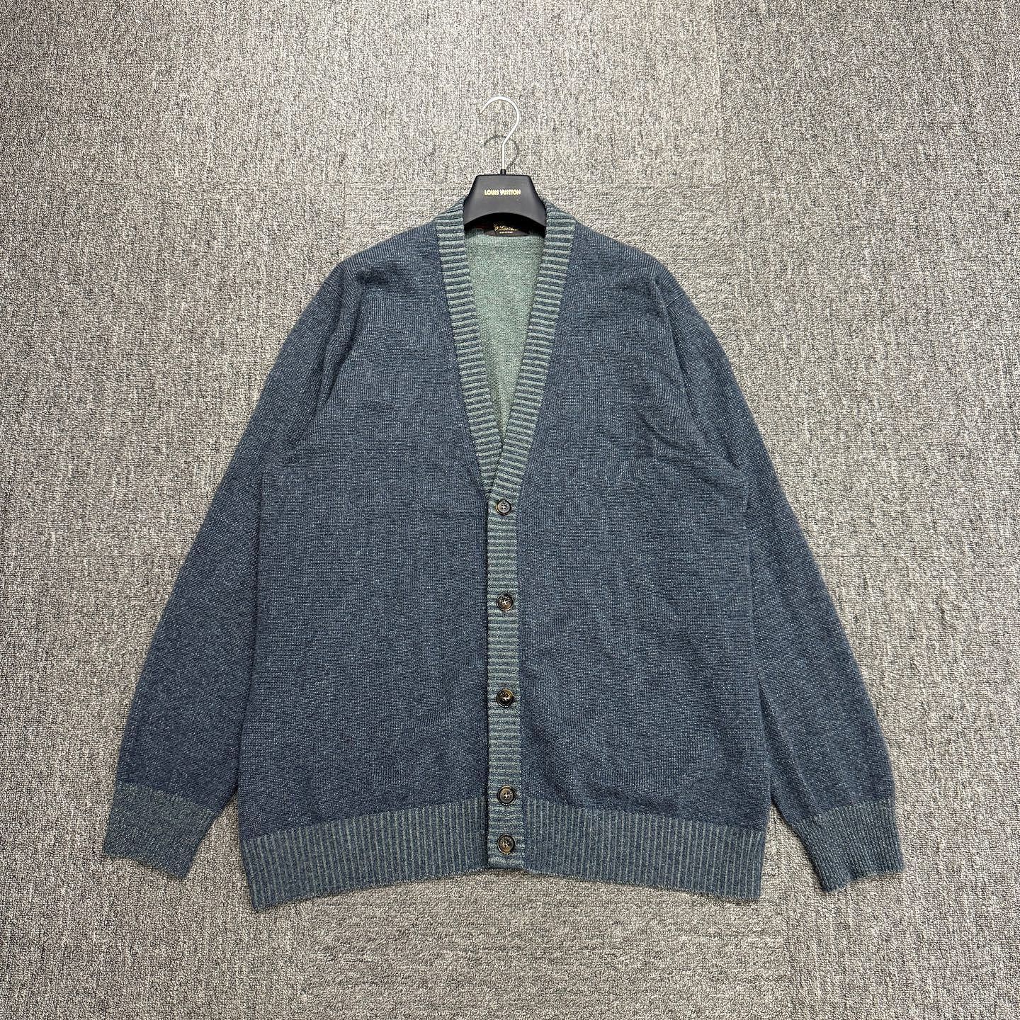 Loro Piana Loro Piana Cashmere V-Neck Cardigan Size 56 Size US XL / EU 56 / 4 - 1 Thumbnail