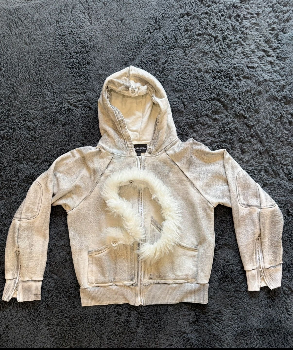 Other Lifeishell “SIBERIA Fur Zip Hoodie” Size US S / EU 44-46 / 1 - 2 Thumbnail