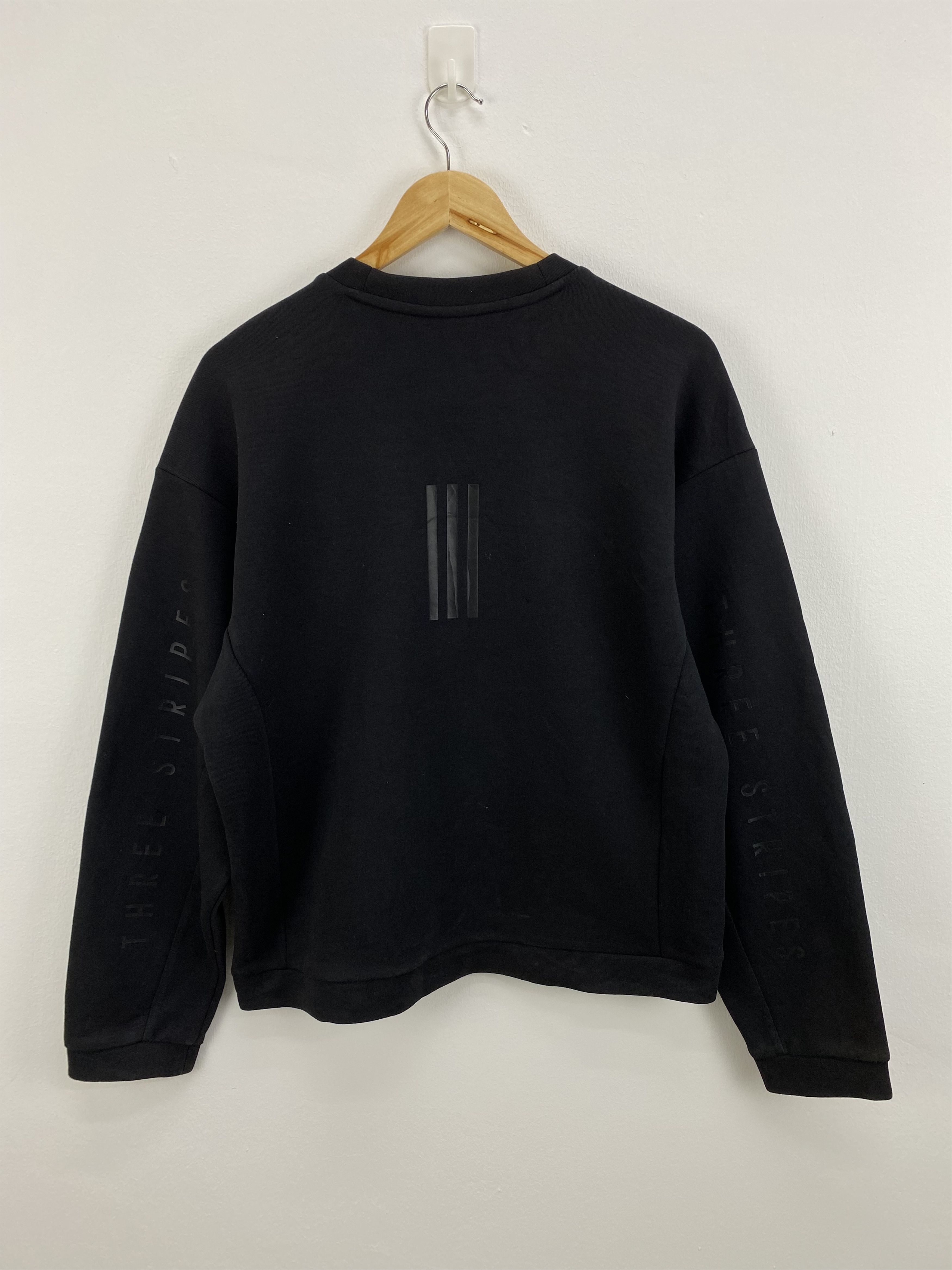 Adidas Black Sweatshirt Sweater Size US M / EU 48-50 / 2 - 2 Thumbnail