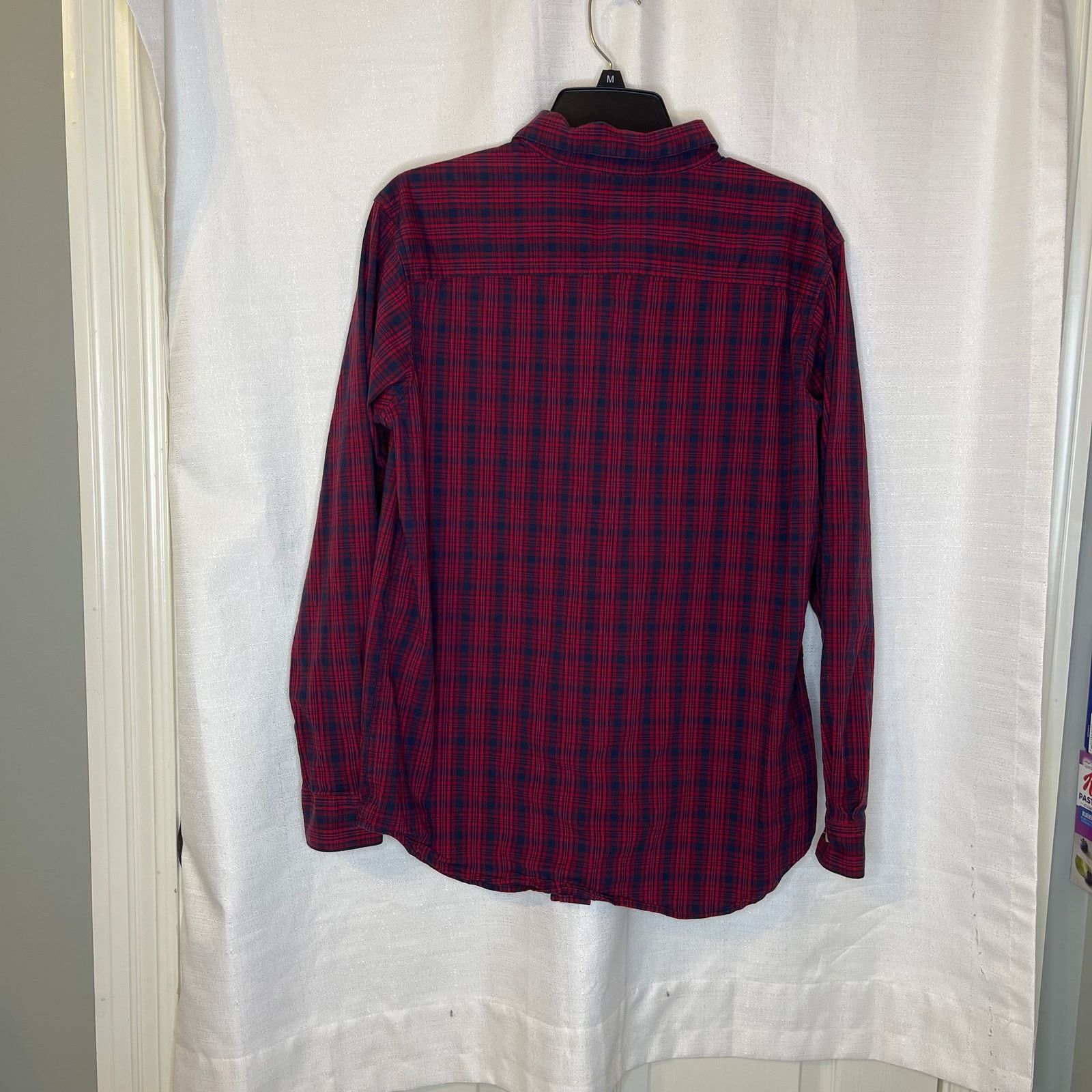 Columbia Columbia Men's Red Plaid Button Down Long Sleeve Shirt, M Size US M / EU 48-50 / 2 - 4 Thumbnail
