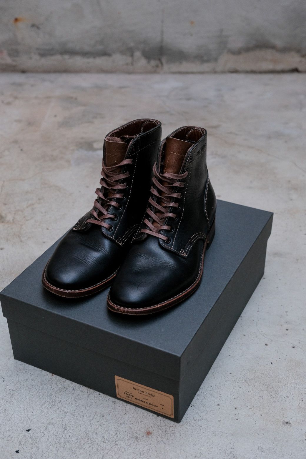 Brother Bridge Brother Bridge Escape Leather Work Boots Size US 7 / EU 40 - 9 Thumbnail