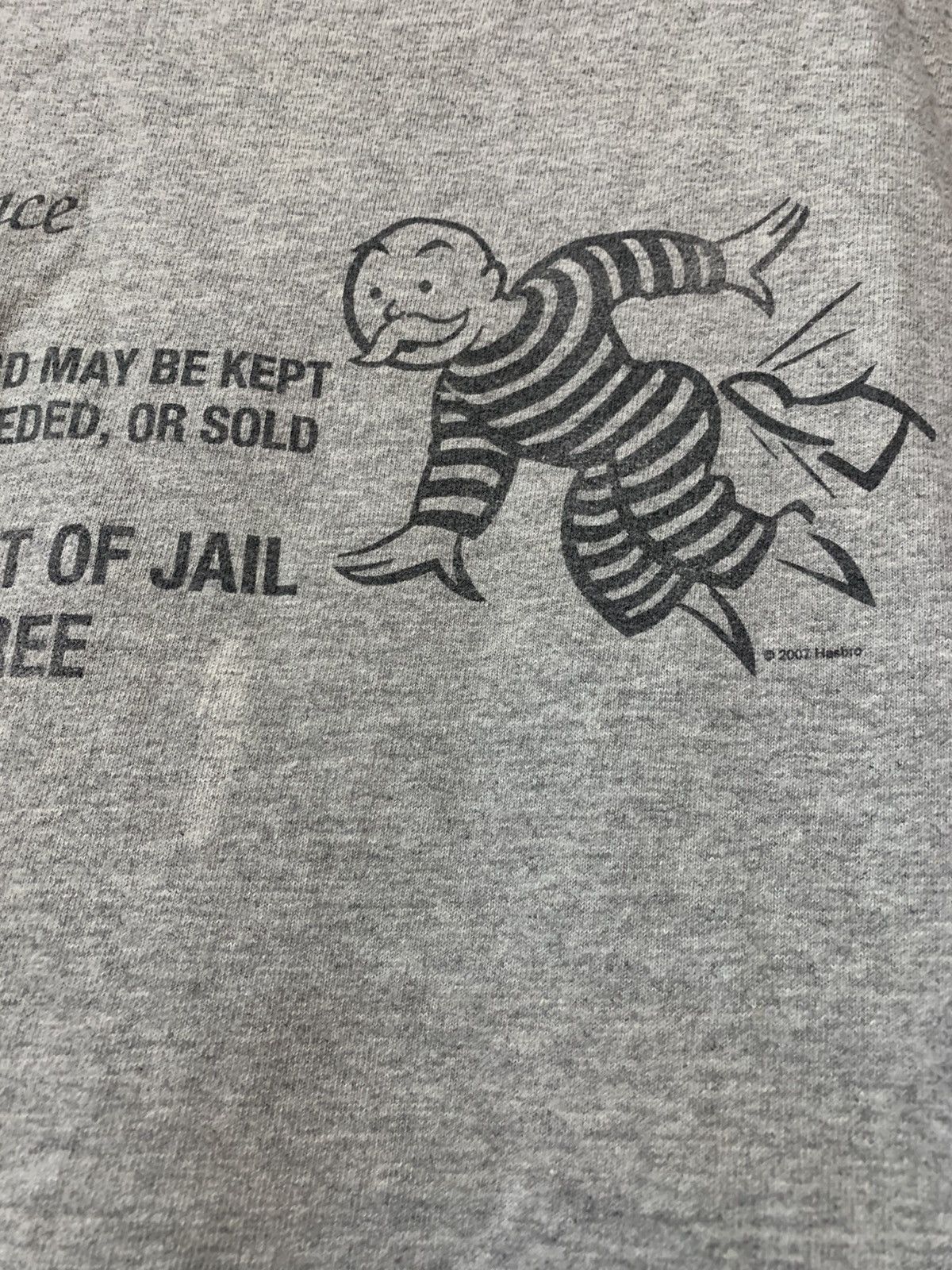 Vintage Vintage Hasbro Monopoly Get Out Of Jail Free Size US L / EU 52-54 / 3 - 4 Thumbnail