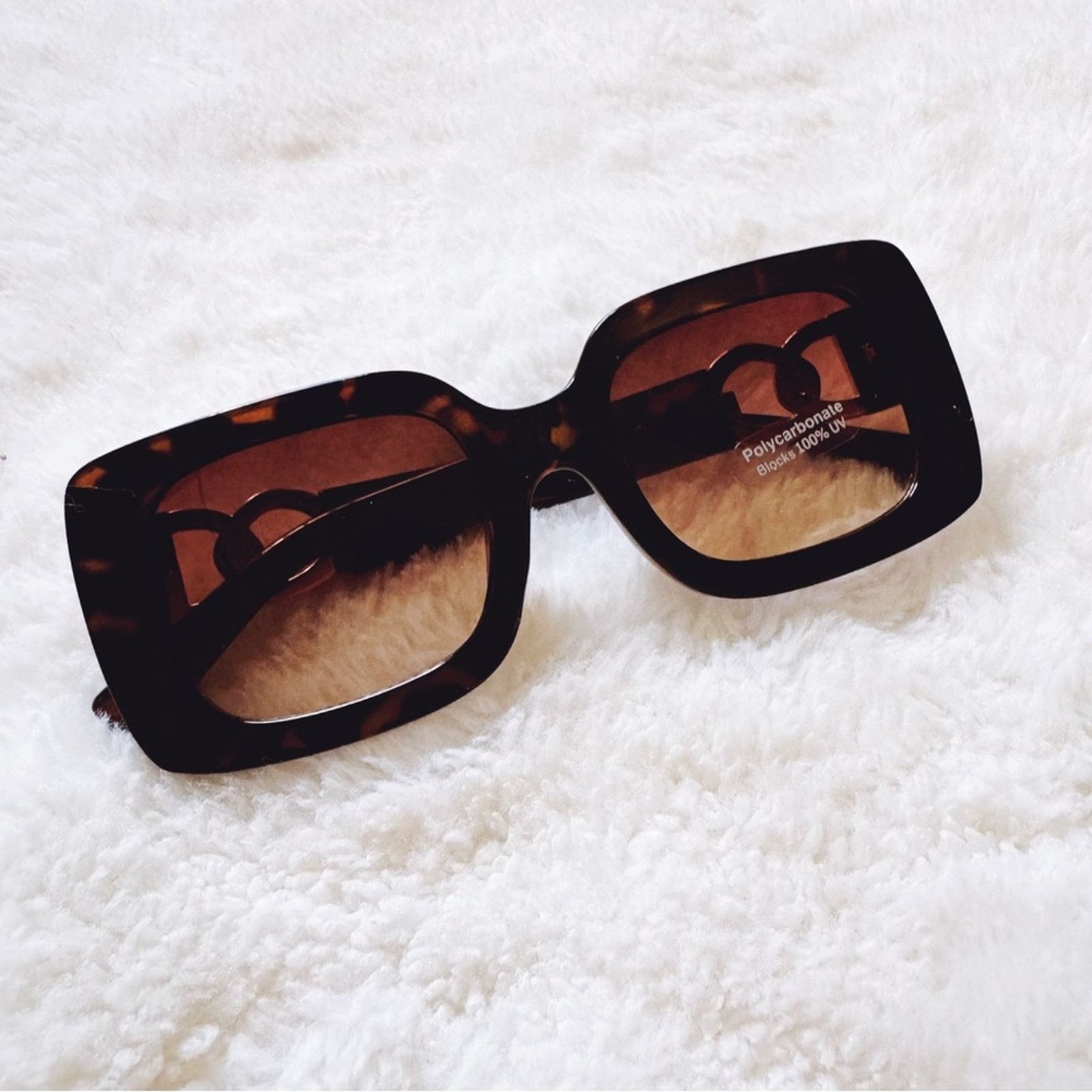Other Camille Tortoise Brown Oversized Square Sunglasses Size ONE SIZE - 3 Thumbnail