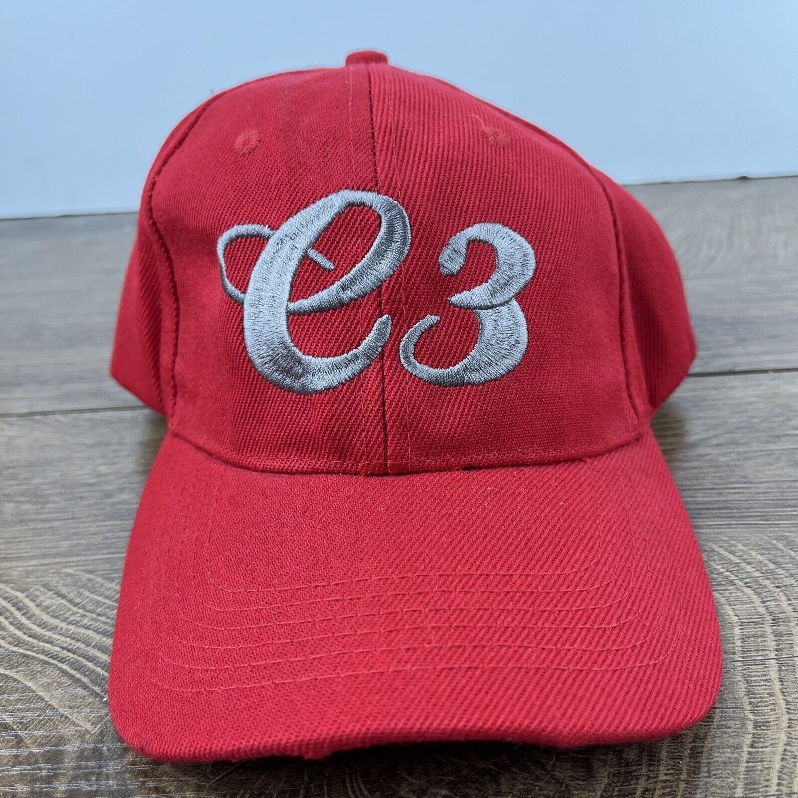Other E3 Hat e3 Hat Red Adjustable Hat Adult Size Hat Red Cap Size ONE SIZE - 1 Thumbnail