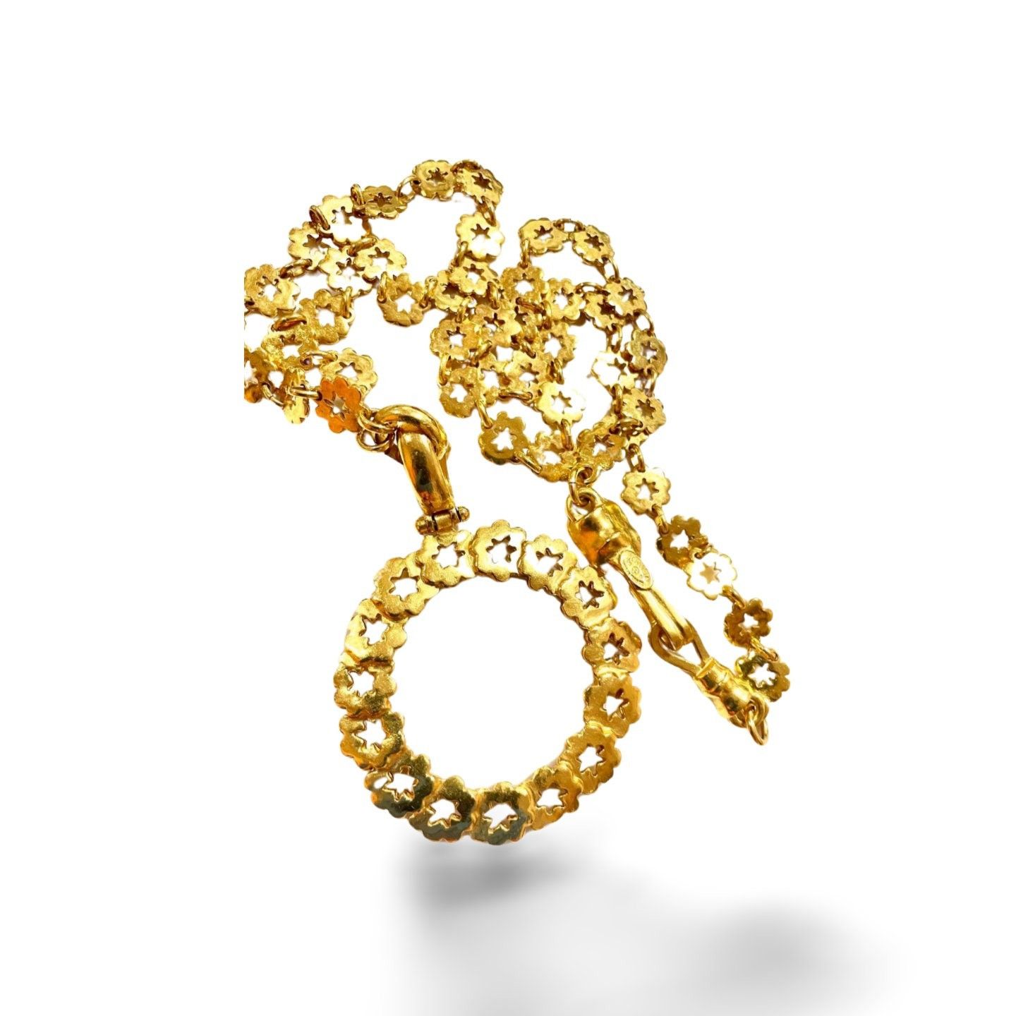 Chanel MINT. Vintage CHANEL chain necklace with loupe top Size ONE SIZE - 5 Thumbnail