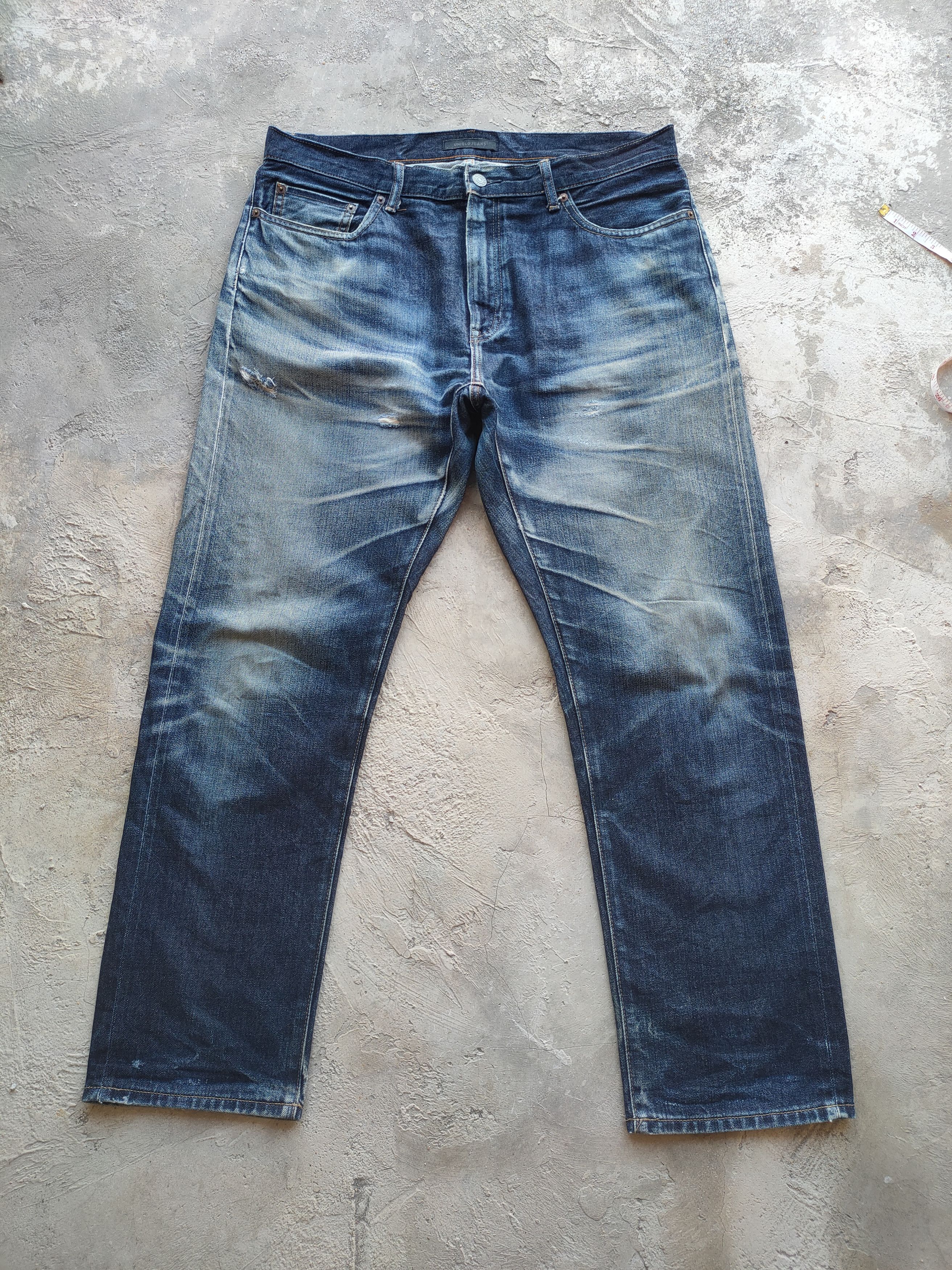 Japanese Brand W37 VINTAGE JAPANESE DISTRESSED RIPPED JEANS PANTS Size US 37 - 1 Thumbnail