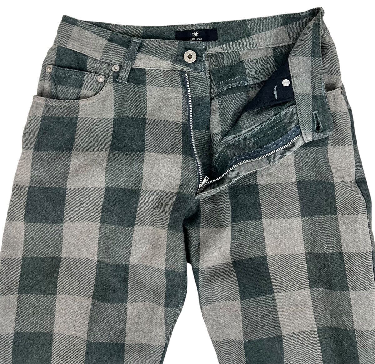 Japanese Brand × Vintage Vintage Super Lovers Plaid Pants Size US 28 / EU 44 - 4 Thumbnail