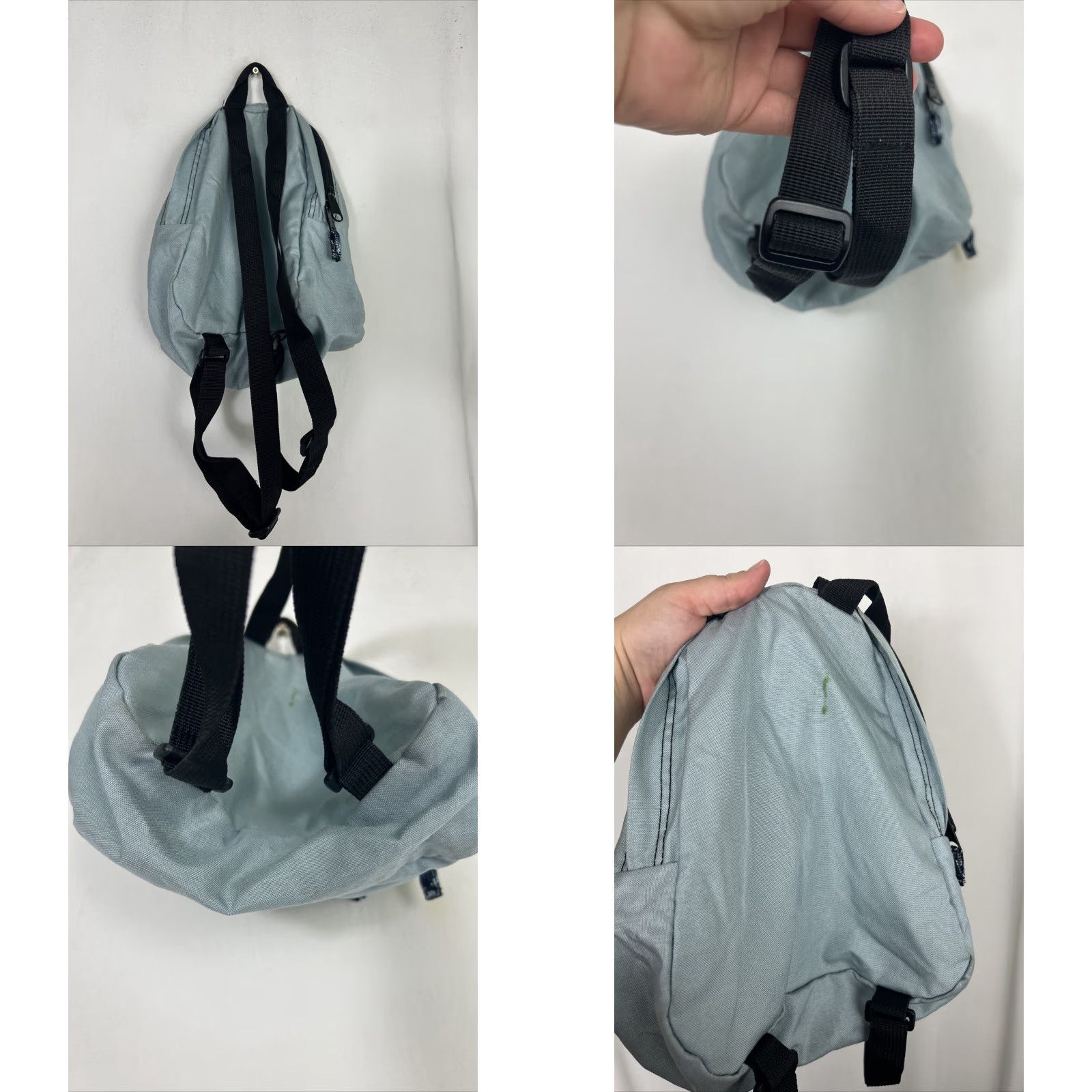Jansport VINTAGE Jansport Light Blue Half Pint Mini Backpack Made In USA 11x9x3.5 Size ONE SIZE - 9 Thumbnail