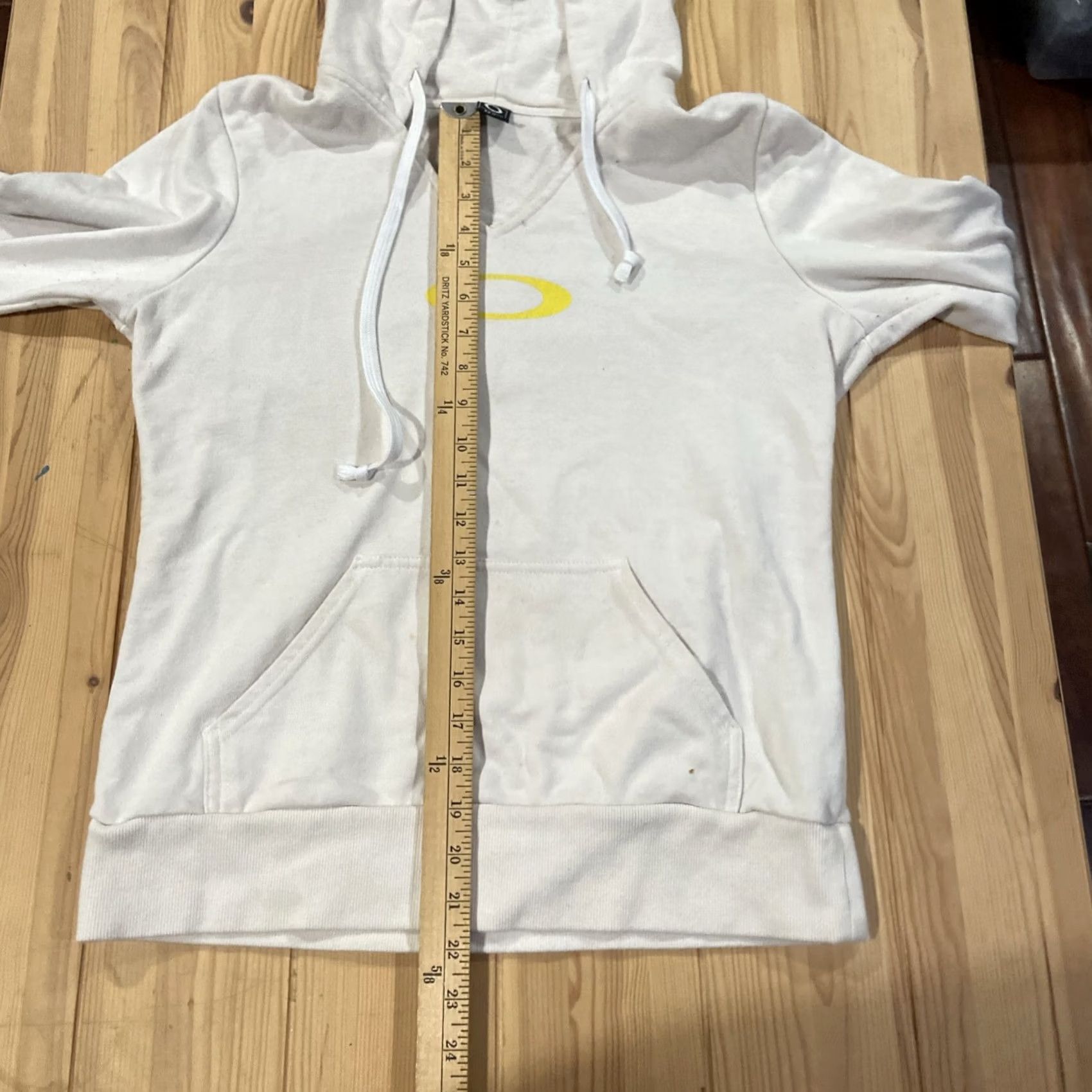 Oakley Oakley Women Hoodie Medium M White Logo Pullover V-Neck Ellipse Center Sweatshirt Elipse V Neck Hoodie Activewear Casual Womens Size M / US 6-8 / IT 42-44 - 6 Thumbnail