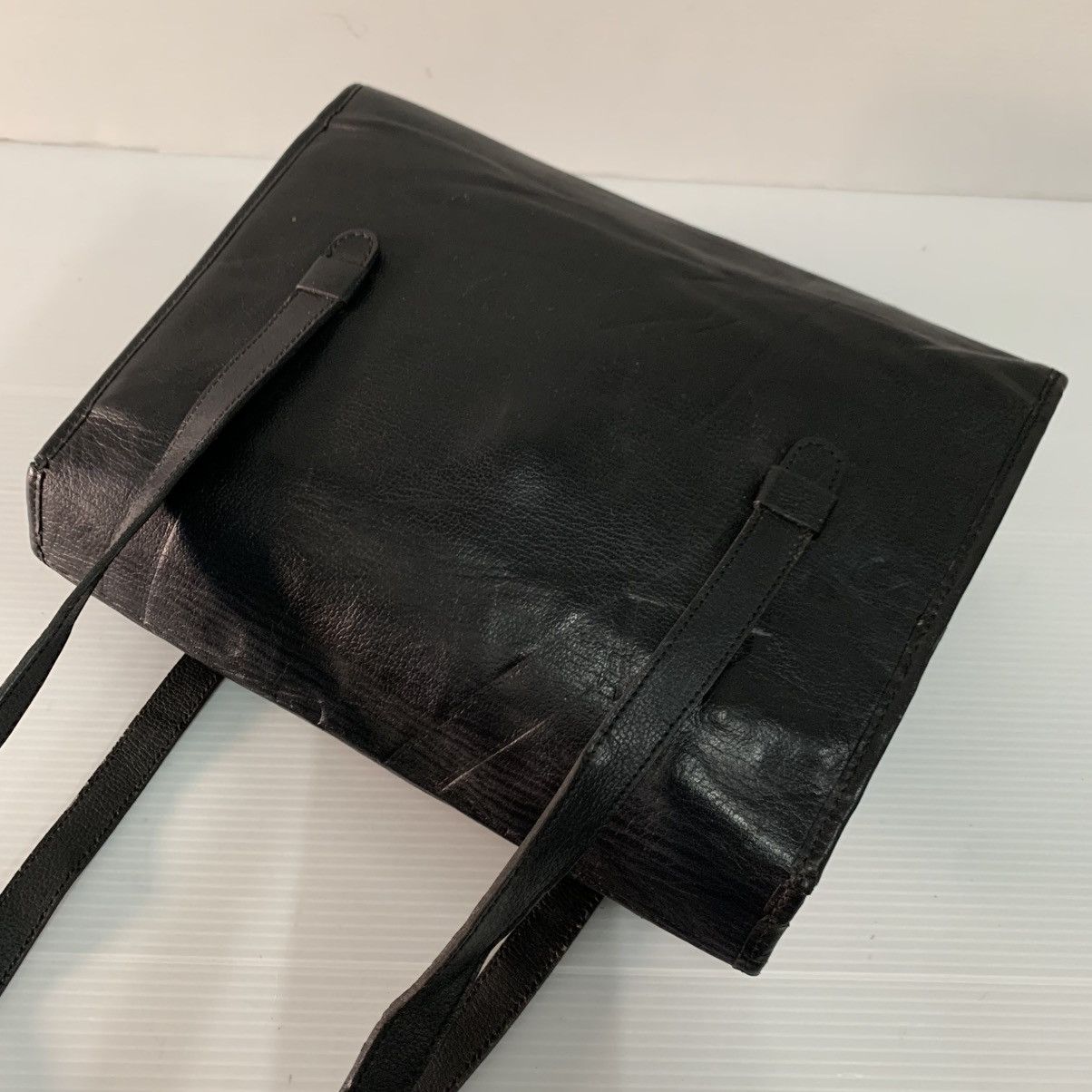 Christian Dior Monsieur Christian Dior Black Vintage Leather Handbag Size ONE SIZE - 6 Thumbnail