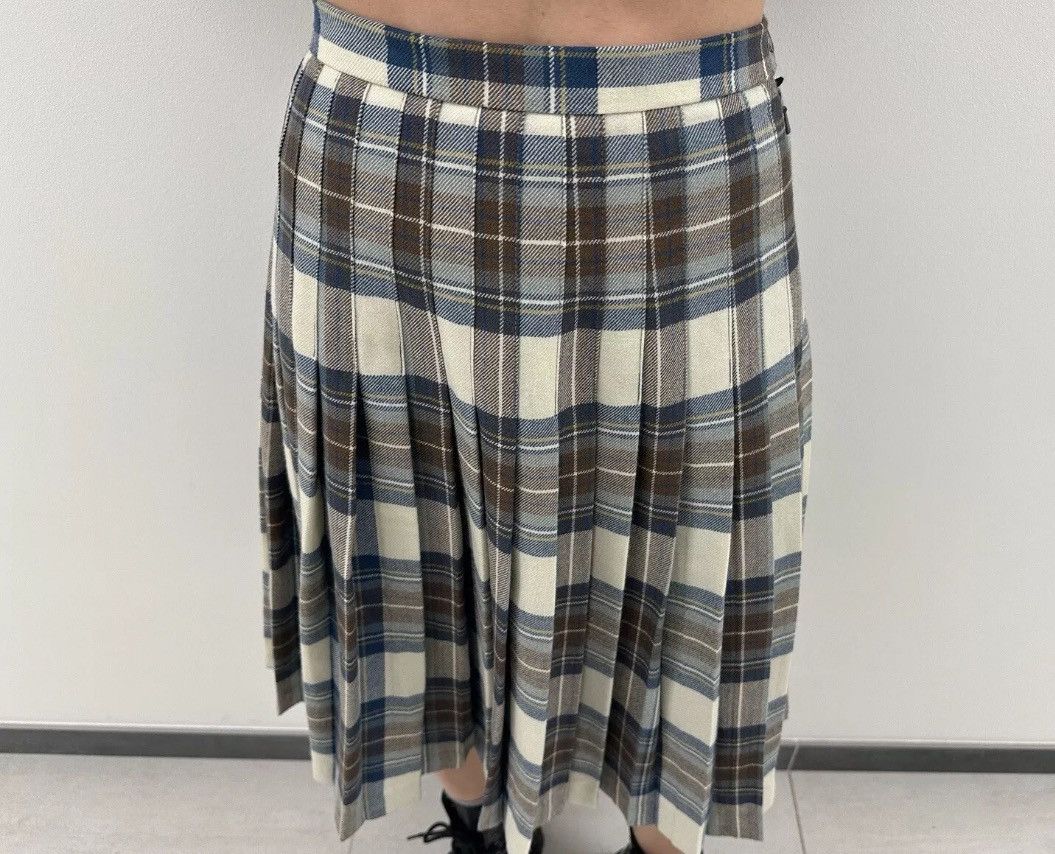 Vintage Vintage Rally Klad Wool Scotland Midi Tartan Skirt Plaid Size 24" / US 00 / IT 34 - 10 Thumbnail