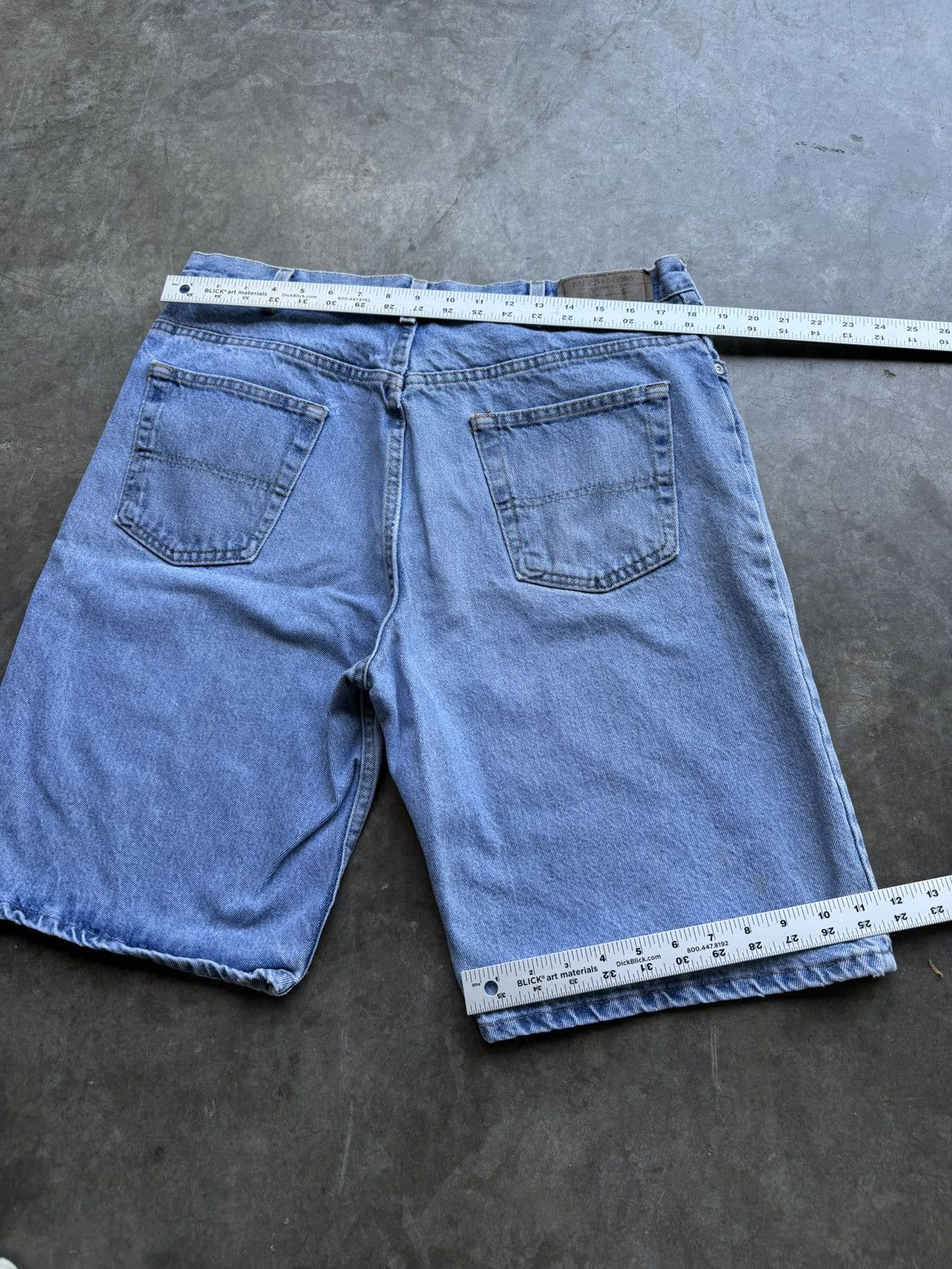 Faded Glory Vintage 90’s/00’s Faded Glory Light Denim Jean Shorts Jorts Size US 36 / EU 52 - 4 Thumbnail