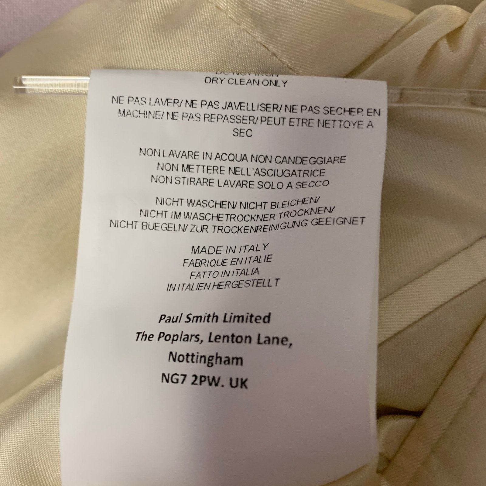 Paul Smith PAUL SMITH 38R Lavender Wool Blend Notch Lapel Sport Coat Size 38R - 6 Thumbnail