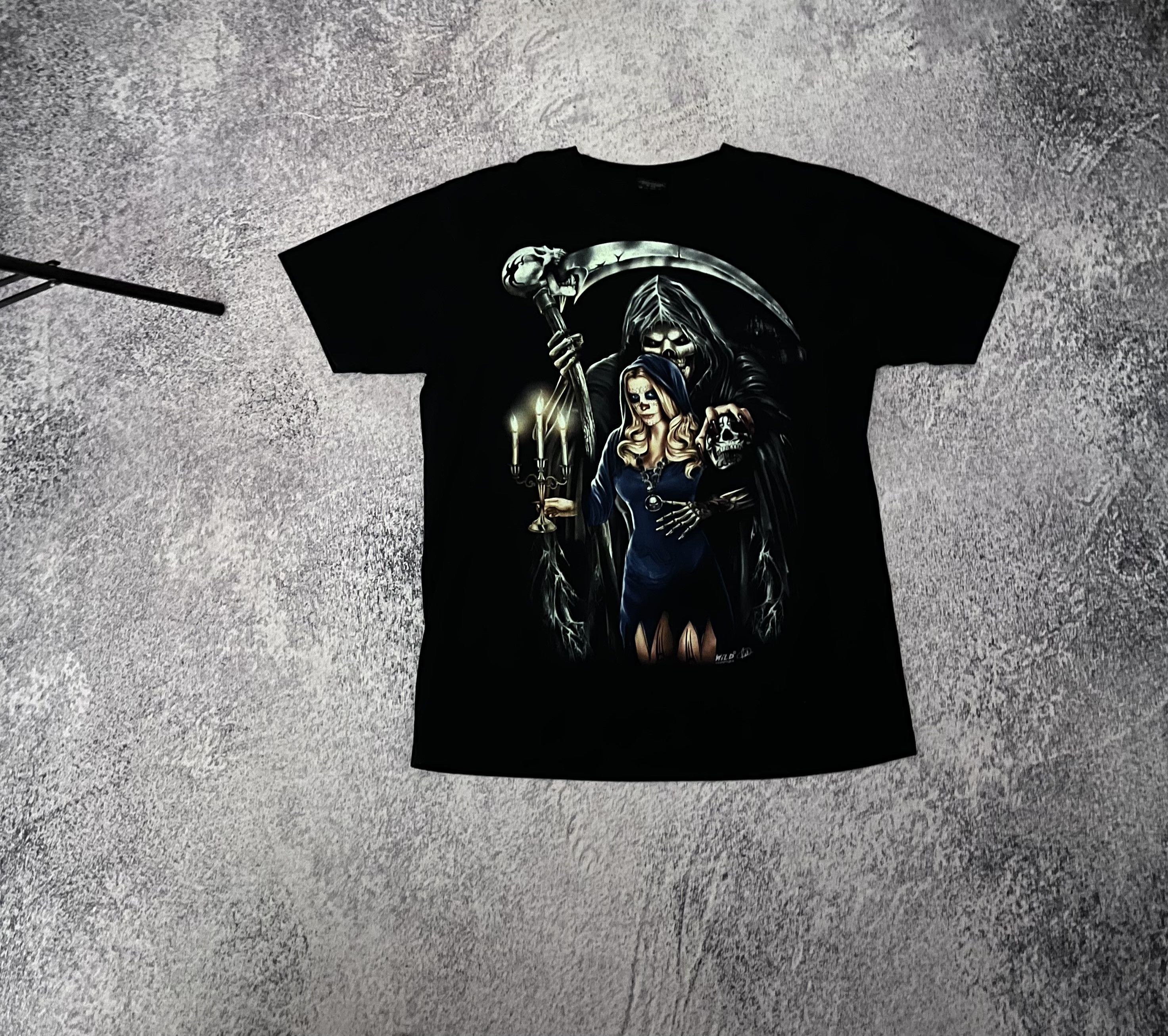 Japanese Brand Mens t-shirt Wild merch big logo 3D size L glowing print Size US L / EU 52-54 / 3 - 2 Thumbnail