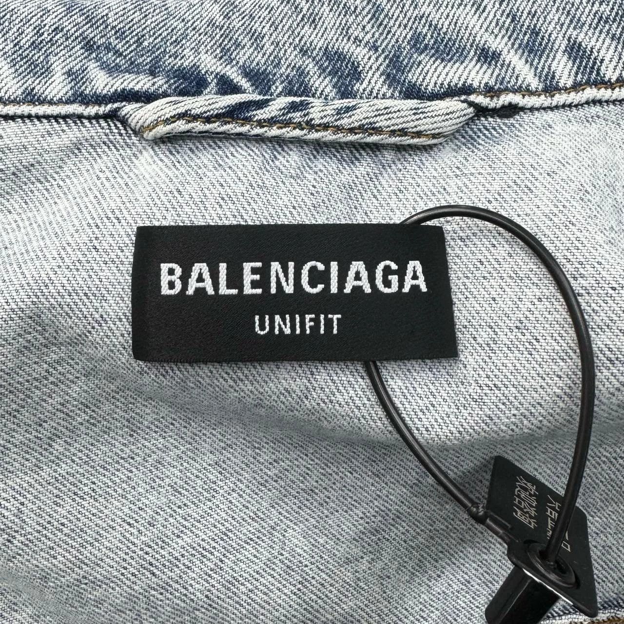 Balenciaga balenciaga twisted sleeve denim jacket Size US M / EU 48-50 / 2 - 7 Thumbnail