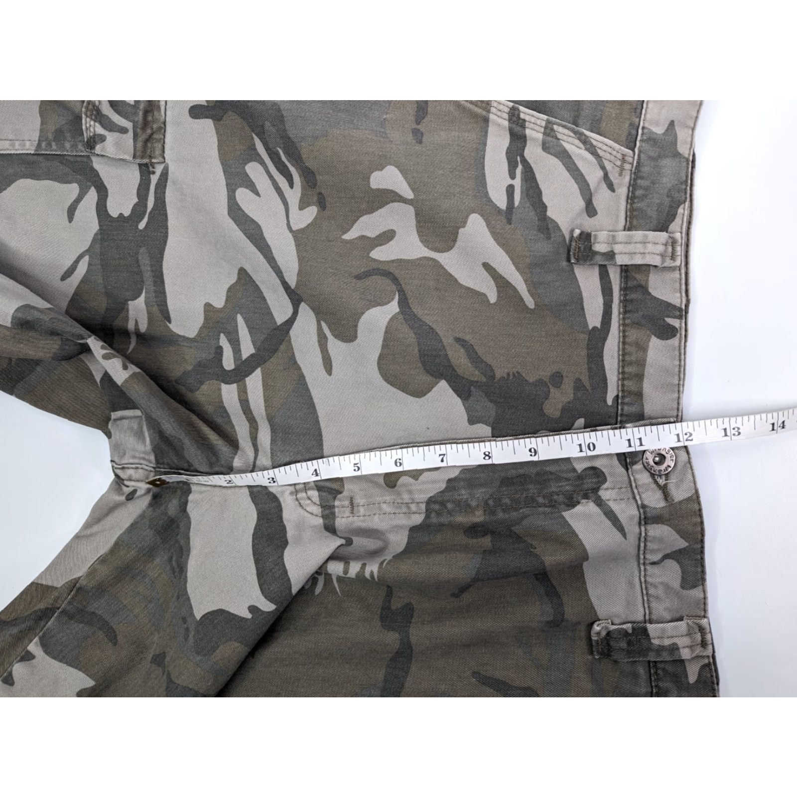 Wrangler Wrangler Green Cargo Pants Men 36x30 Straight Outdoors Hiking Canvas Cotton Belt Loops Pockets Everyday Casual Denim/Utility Size US 36 / EU 52 - 7 Thumbnail