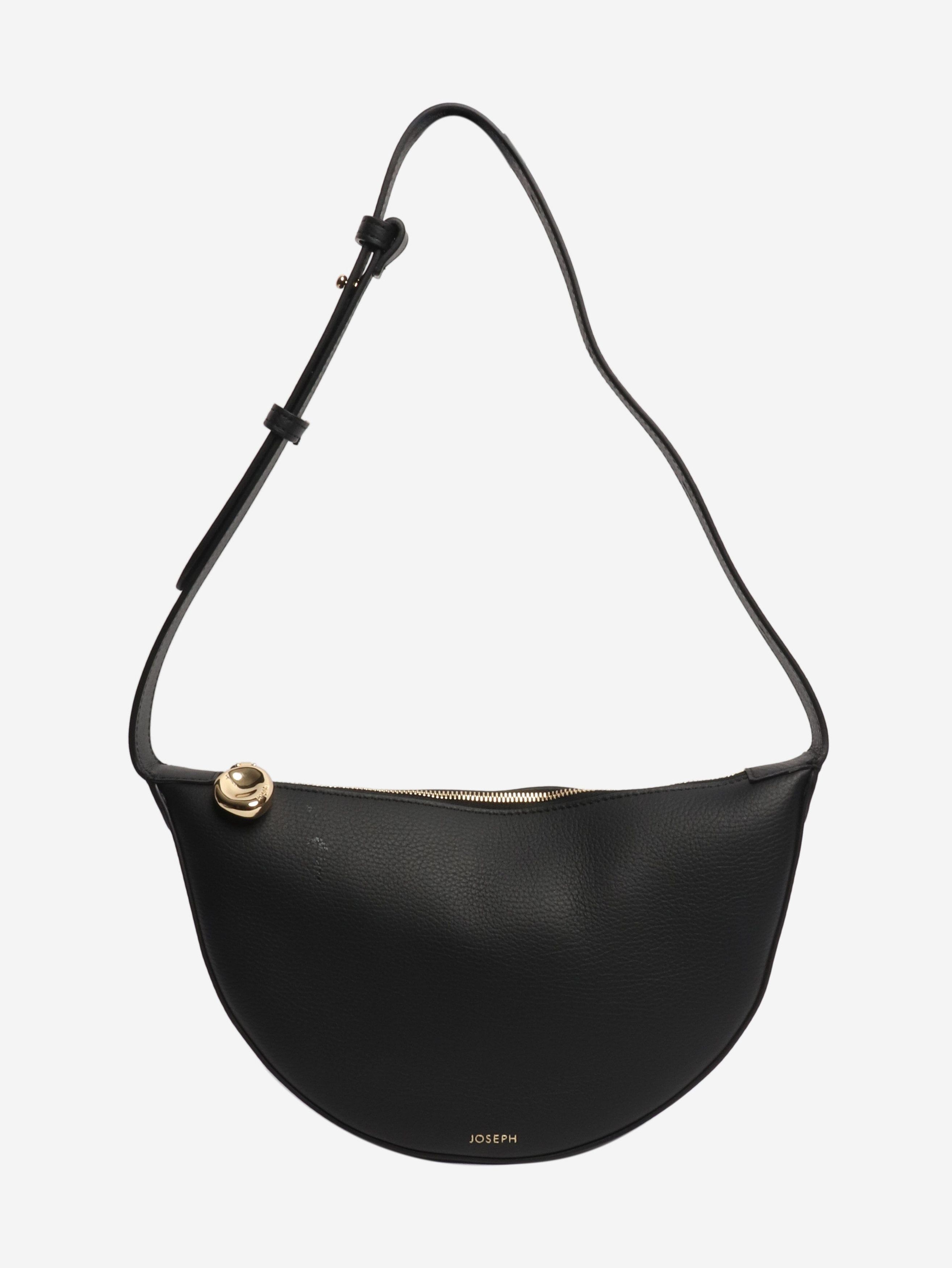 Joseph Black half moon bag Size ONE SIZE - 1 Thumbnail