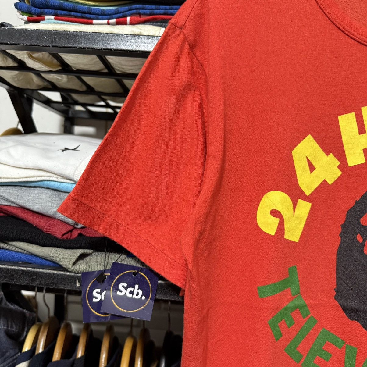Bape Bape 24 Hours Television Tee Size US L / EU 52-54 / 3 - 4 Thumbnail
