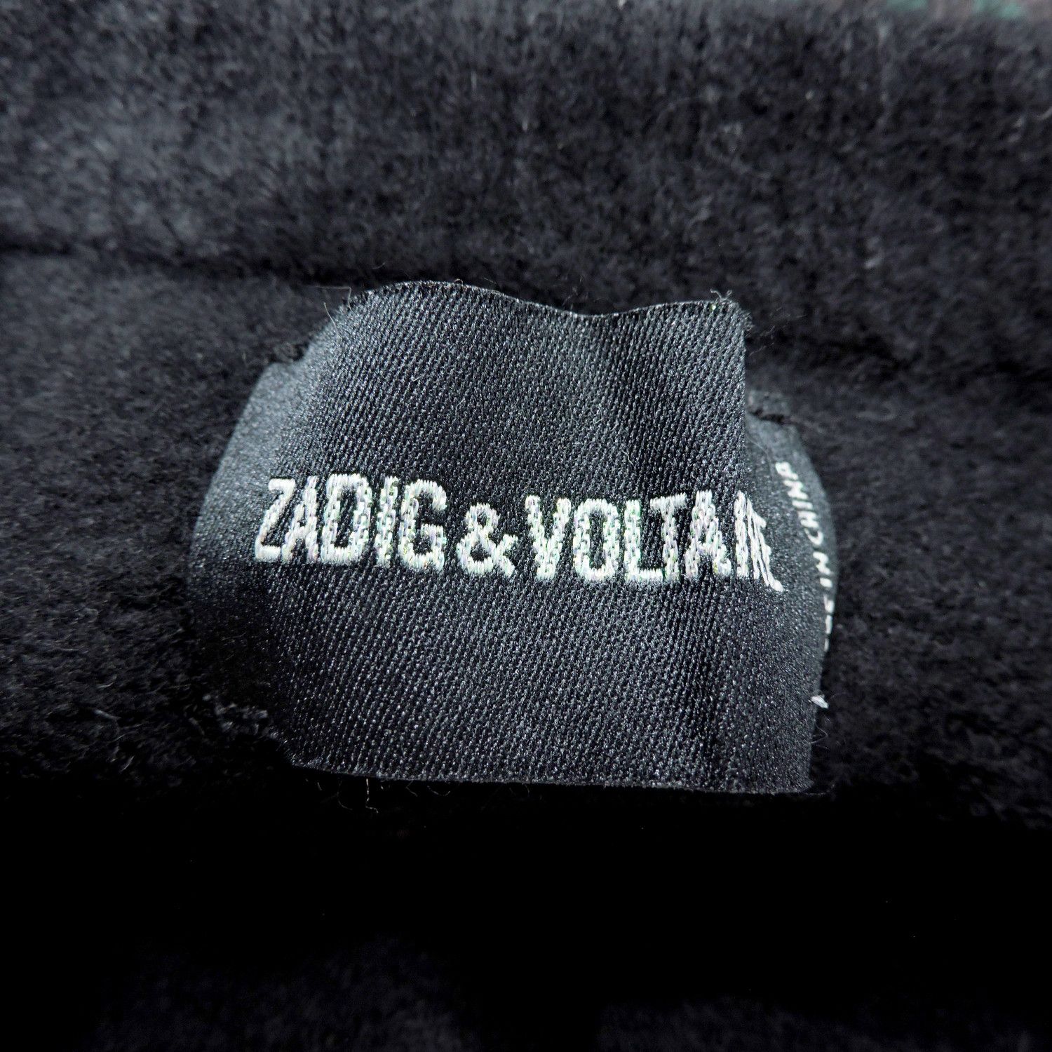 Zadig & Voltaire ZADIG & VOLTAIRE BAT RIDER PLUMP BLACK WOOL KNIT SWEATER Size M / US 6-8 / IT 42-44 - 3 Thumbnail